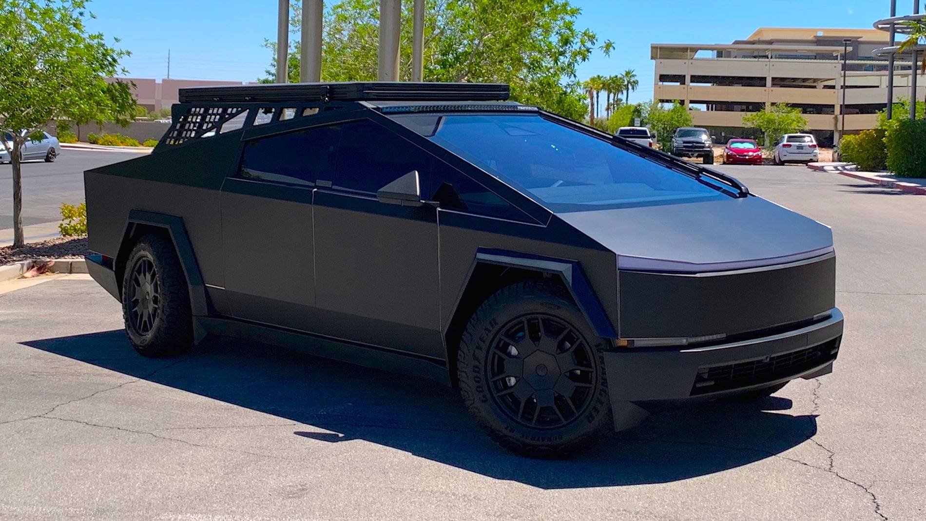 Tesla Cybertruck Magnetic Wrap Customer Install - Pics & Video! [CybertruckCovers] Black Matte 3