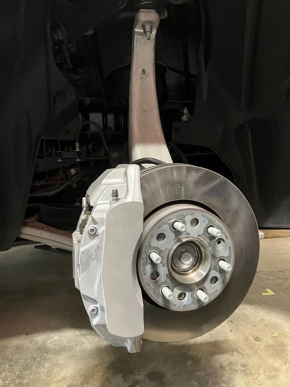 Tesla Cybertruck Tlyard brake caliper covers installed 1748270019578-g5