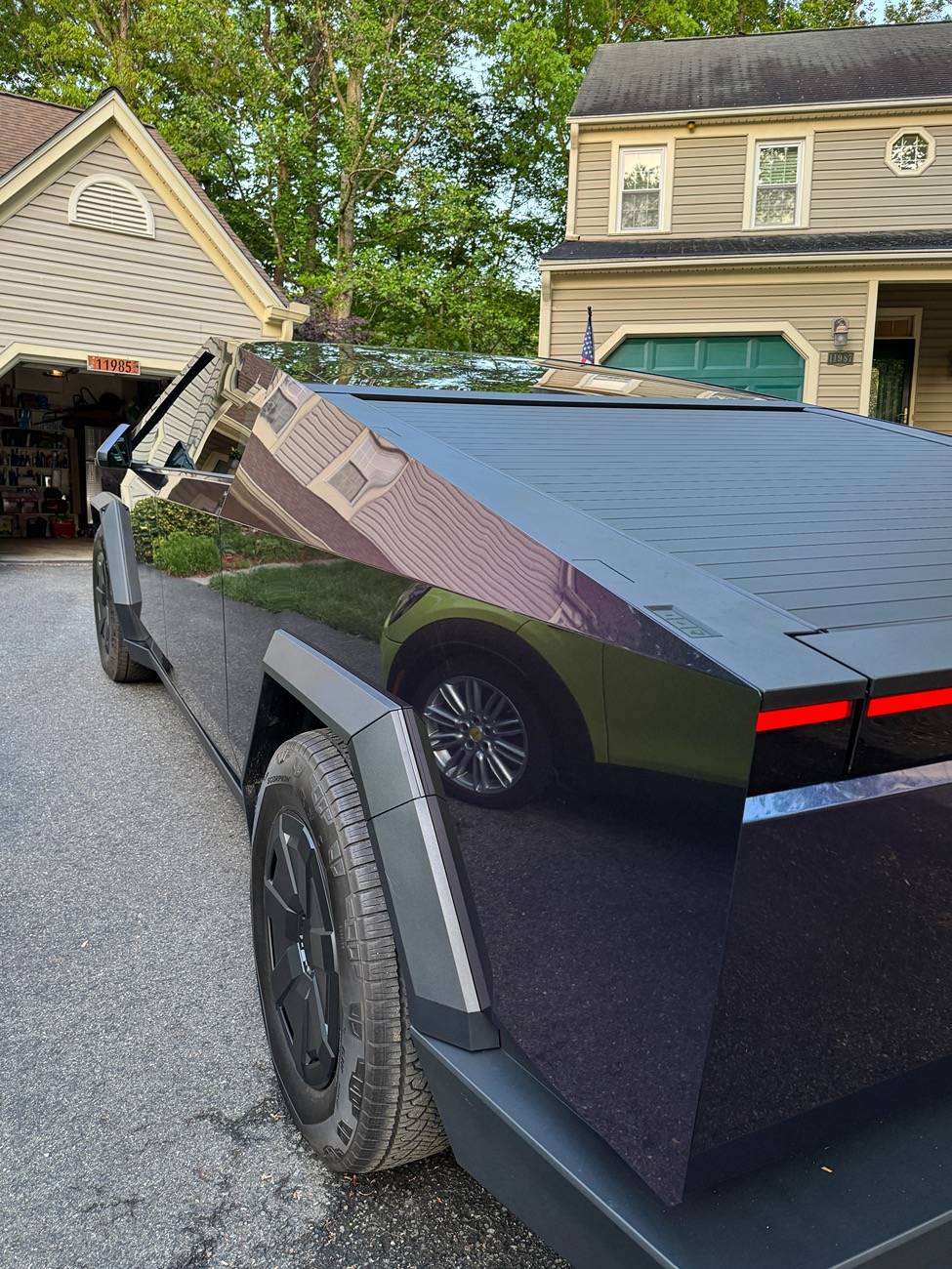 Tesla Cybertruck Pure PPF Unicorns Blood Cybertruck wrapped by American Shine Detailing IMG_3713