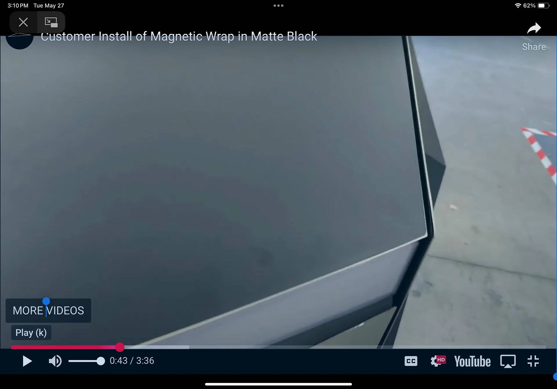 Tesla Cybertruck Magnetic Wrap Customer Install - Pics & Video! [CybertruckCovers] IMG_0072