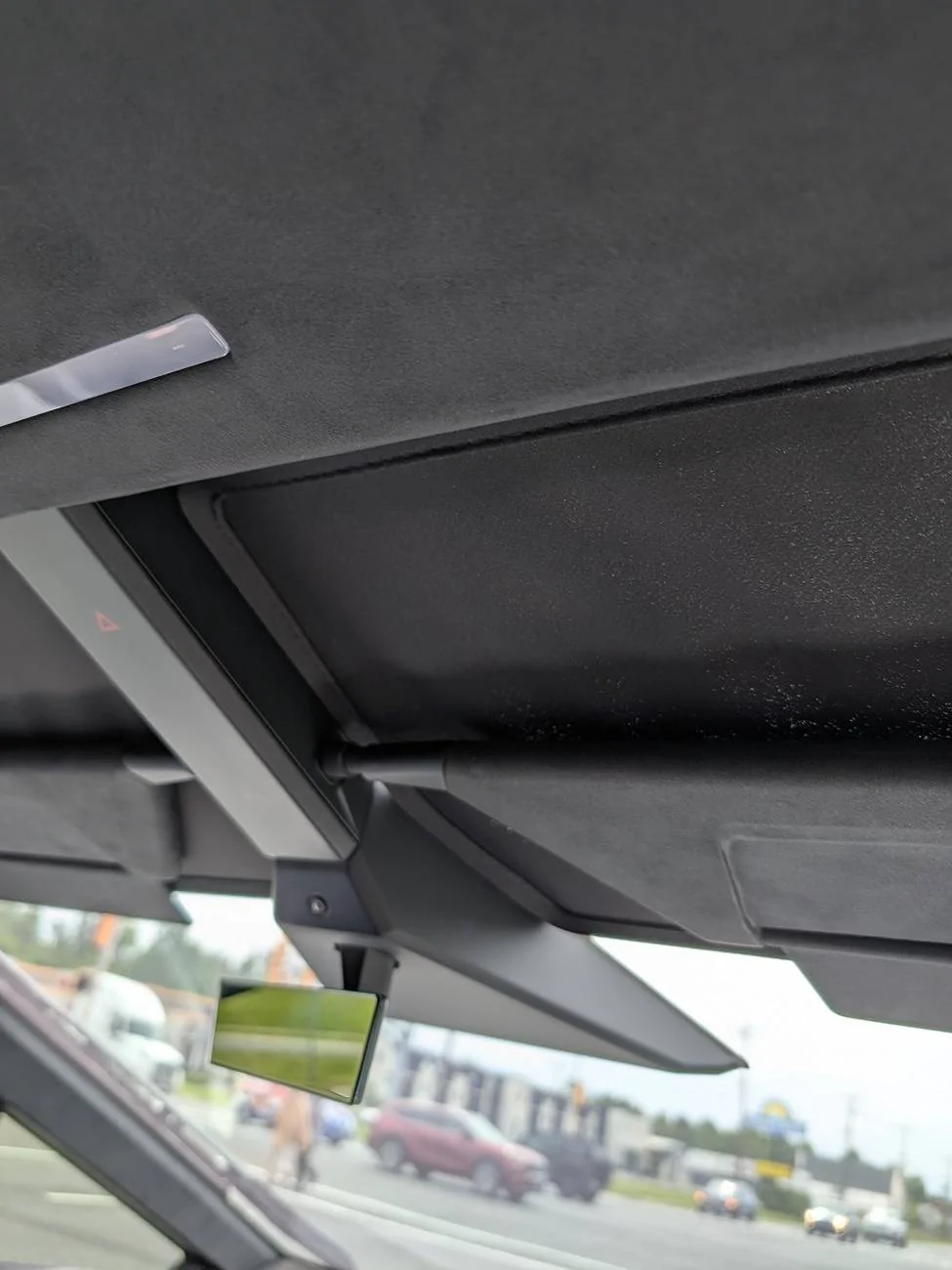 Tesla Cybertruck Sun visor from amazon 1000003575