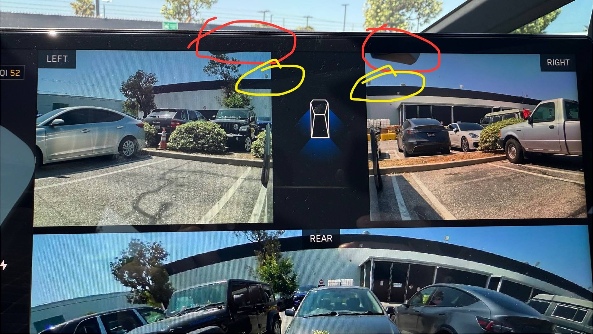 Tesla Cybertruck Anyone else Side repeater camera not aligned? IMG_1215