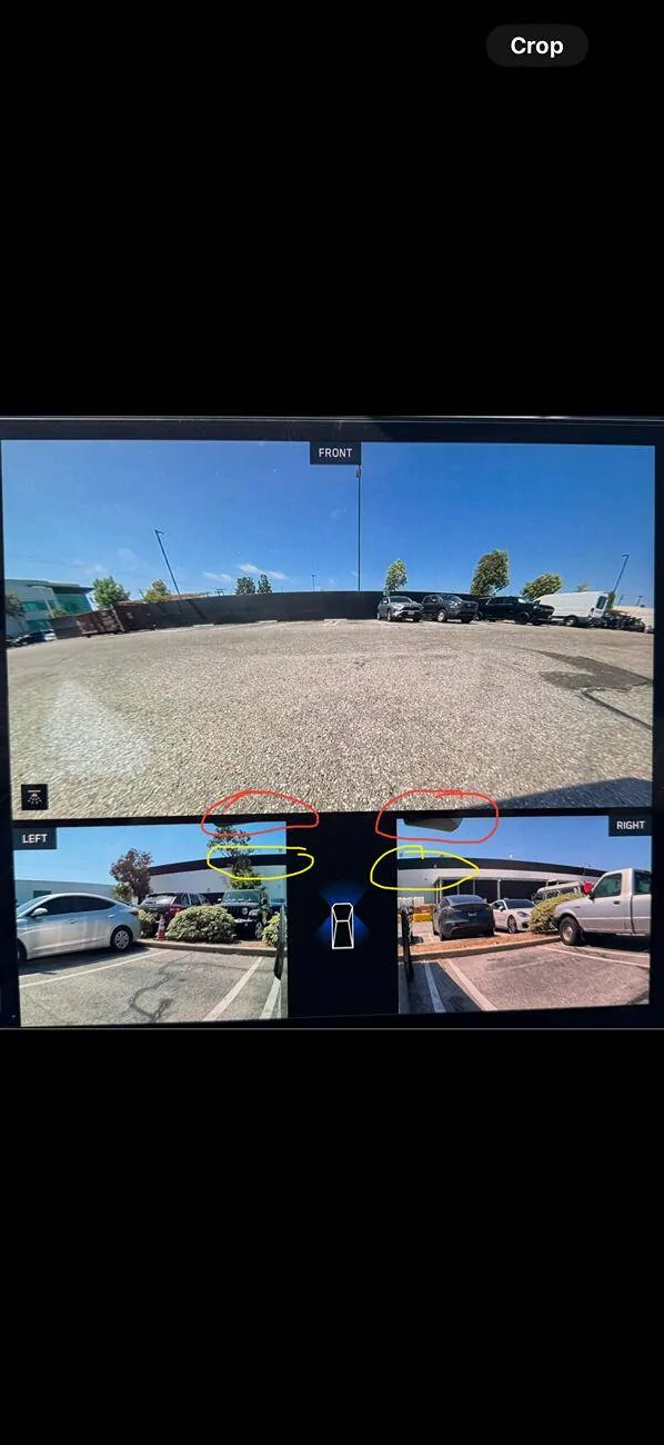 Tesla Cybertruck Anyone else Side repeater camera not aligned? IMG_1219