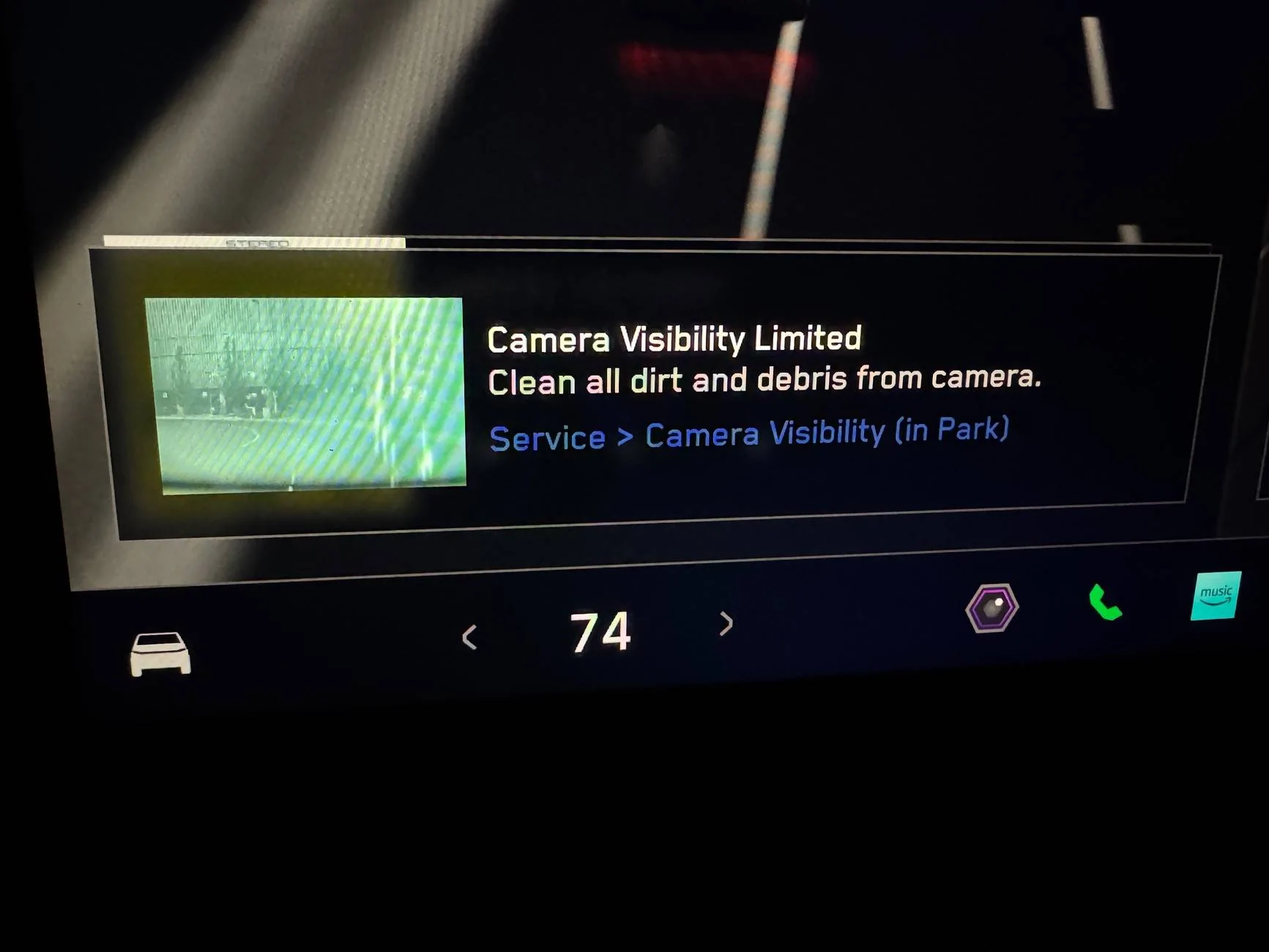 Tesla Cybertruck Where are FSD cameras? Got the following error IMG_7331