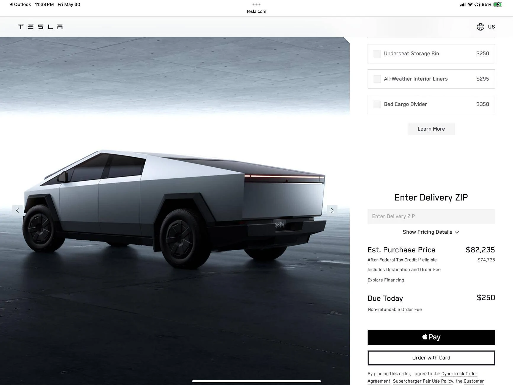 Tesla Cybertruck May (really June) 2025: 2024 Foundation inventory models vs 2025 non-foundation models from austin IMG_0991
