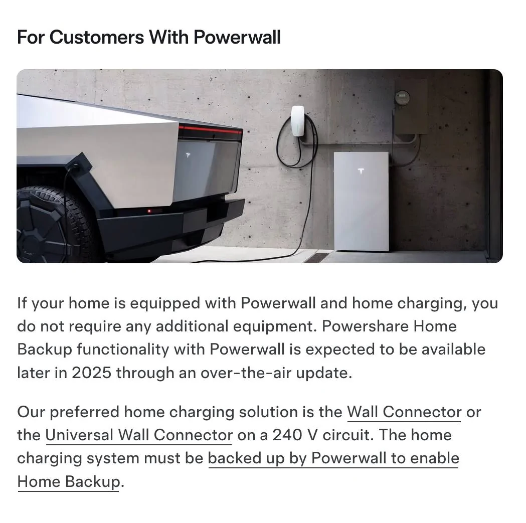 Tesla Cybertruck Adding Solar and Powerwall to Powershare Gateway 3V SmartSelect_20250531_065043_Firefox