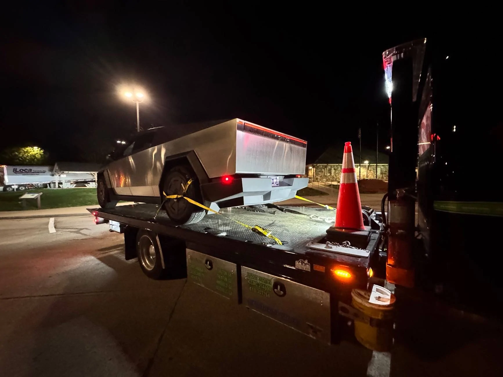 Tesla Cybertruck Turo guest towing my truck IMG_4990
