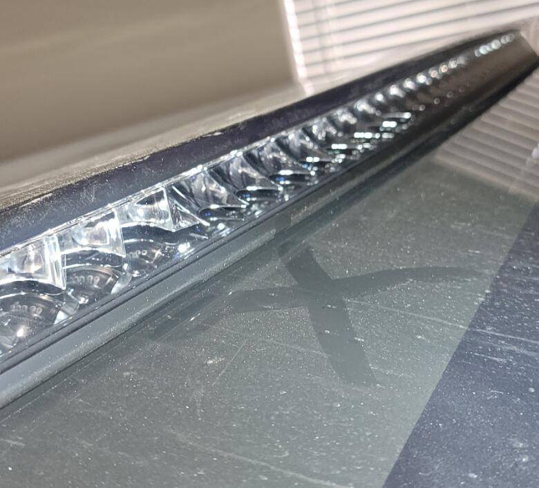 Tesla Cybertruck Lightbar flew off while driving on highway!! 1748708439309-fn