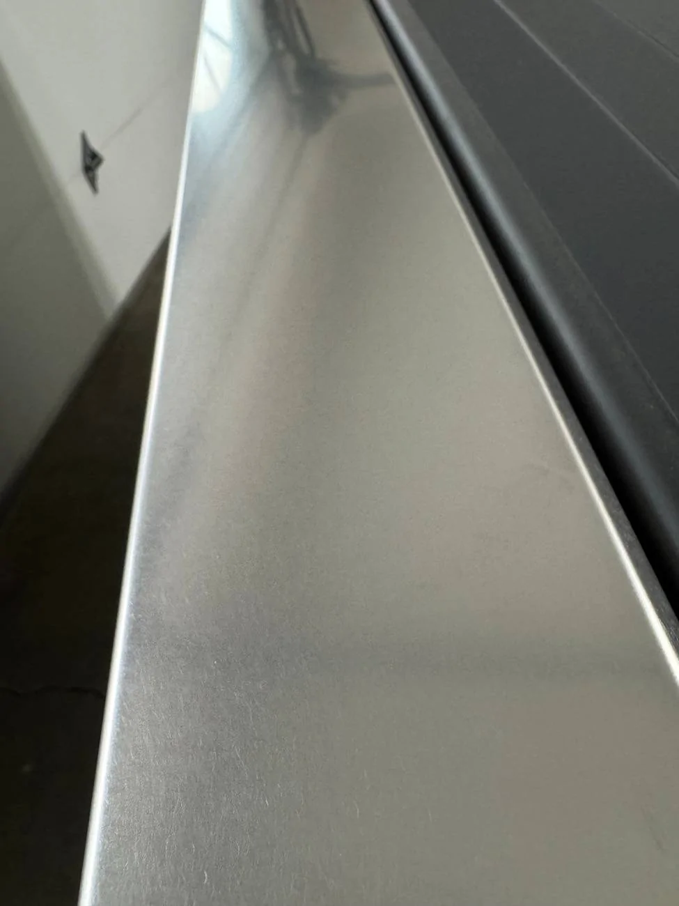 Tesla Cybertruck Stainless tailgate cap and sail panels IMG_5377