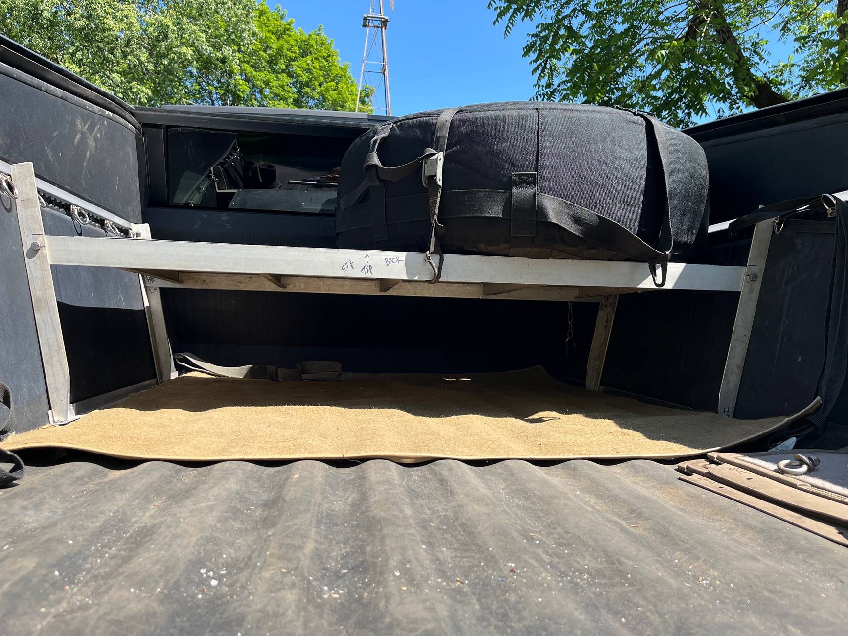 Tesla Cybertruck Spare Tire Storage / Carrier (other than in truck bed)? IMG_1937