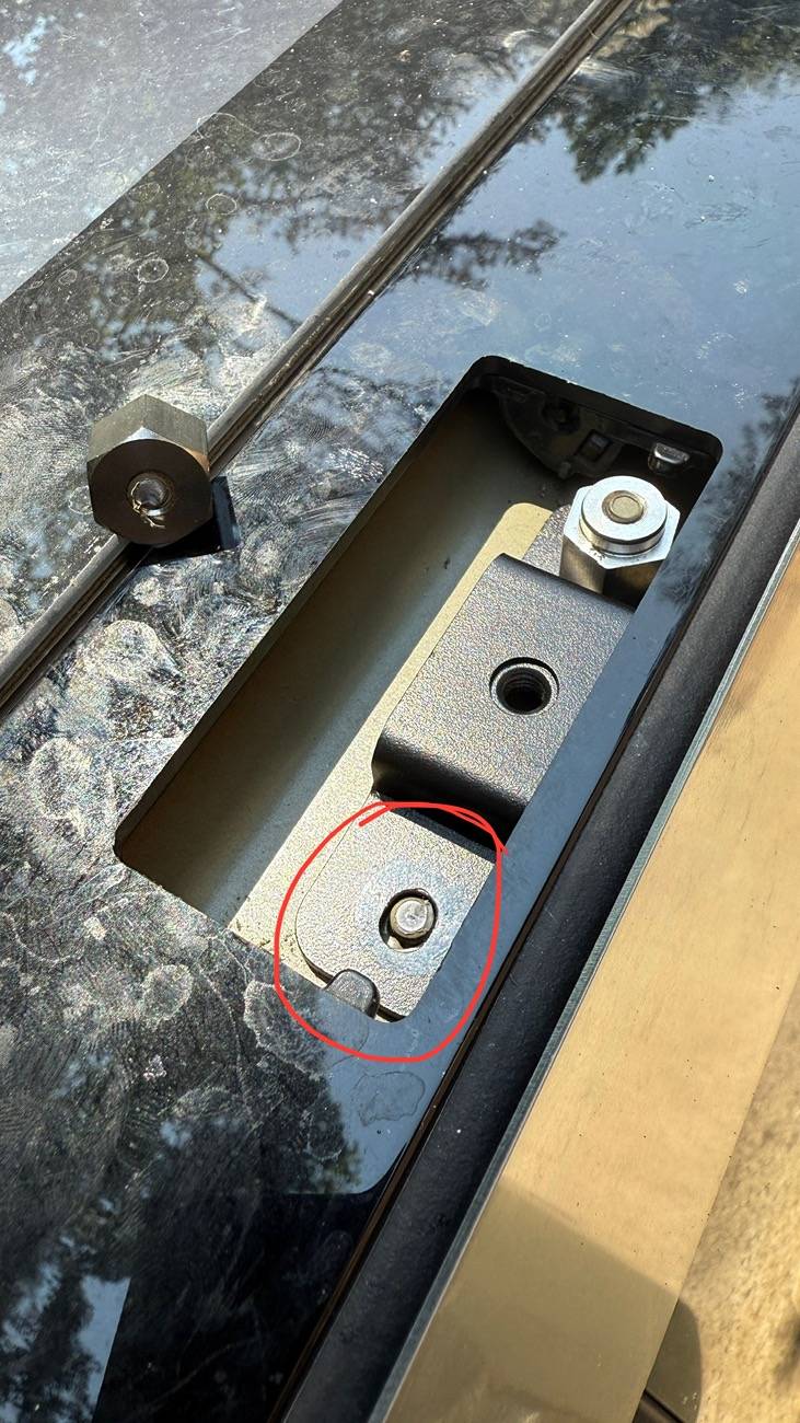 Tesla Cybertruck Fixes for sheared light bar roof bolt? IMG_3850