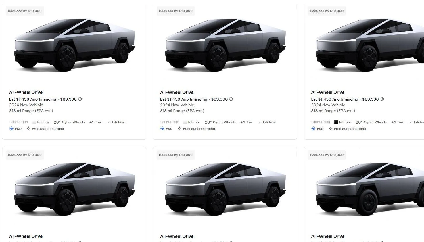 Tesla Cybertruck 0% APR financing with purchase of FSD - new Cybertruck offer 1749249369413-7g