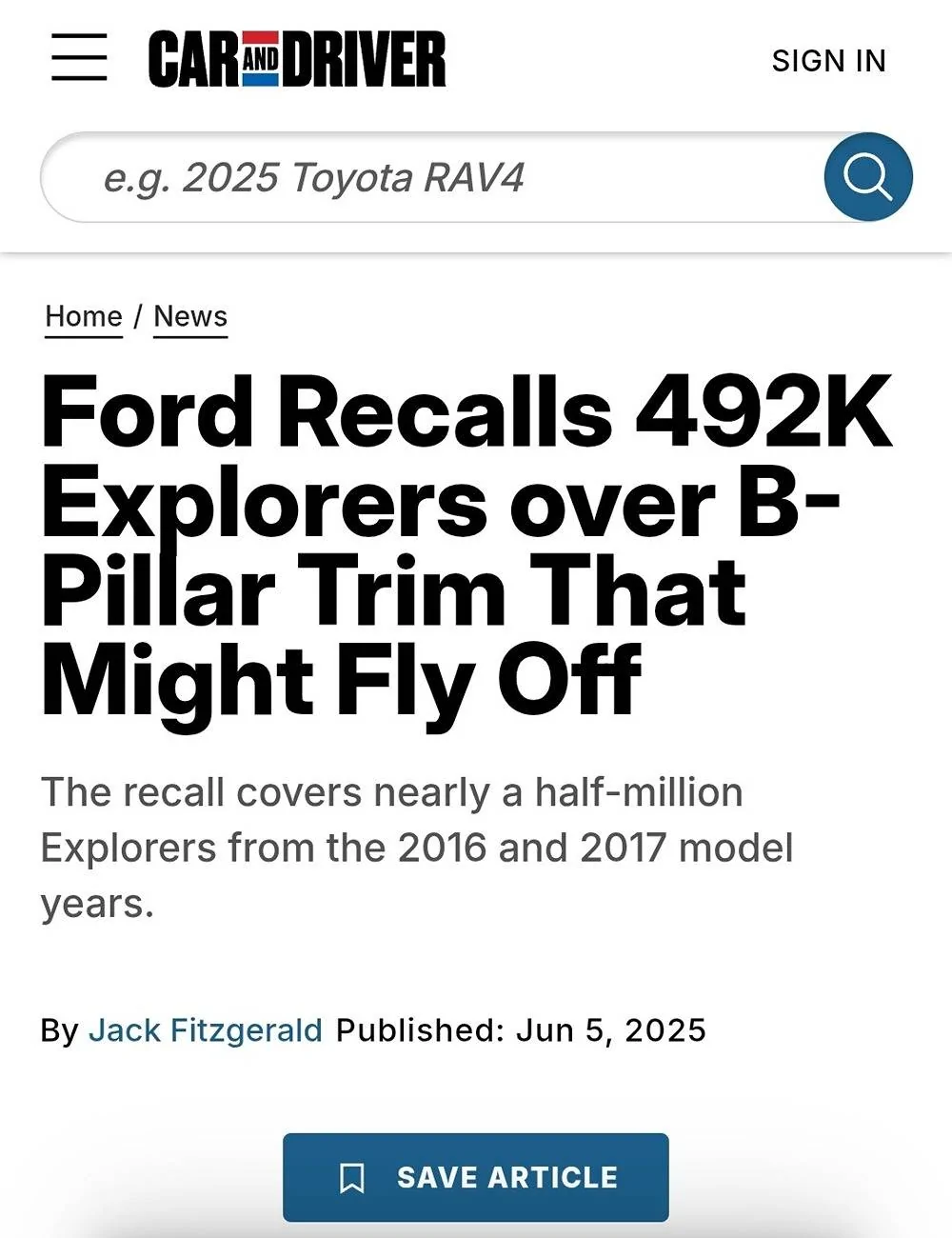 Tesla Cybertruck Cant rail recall letter 1000021087