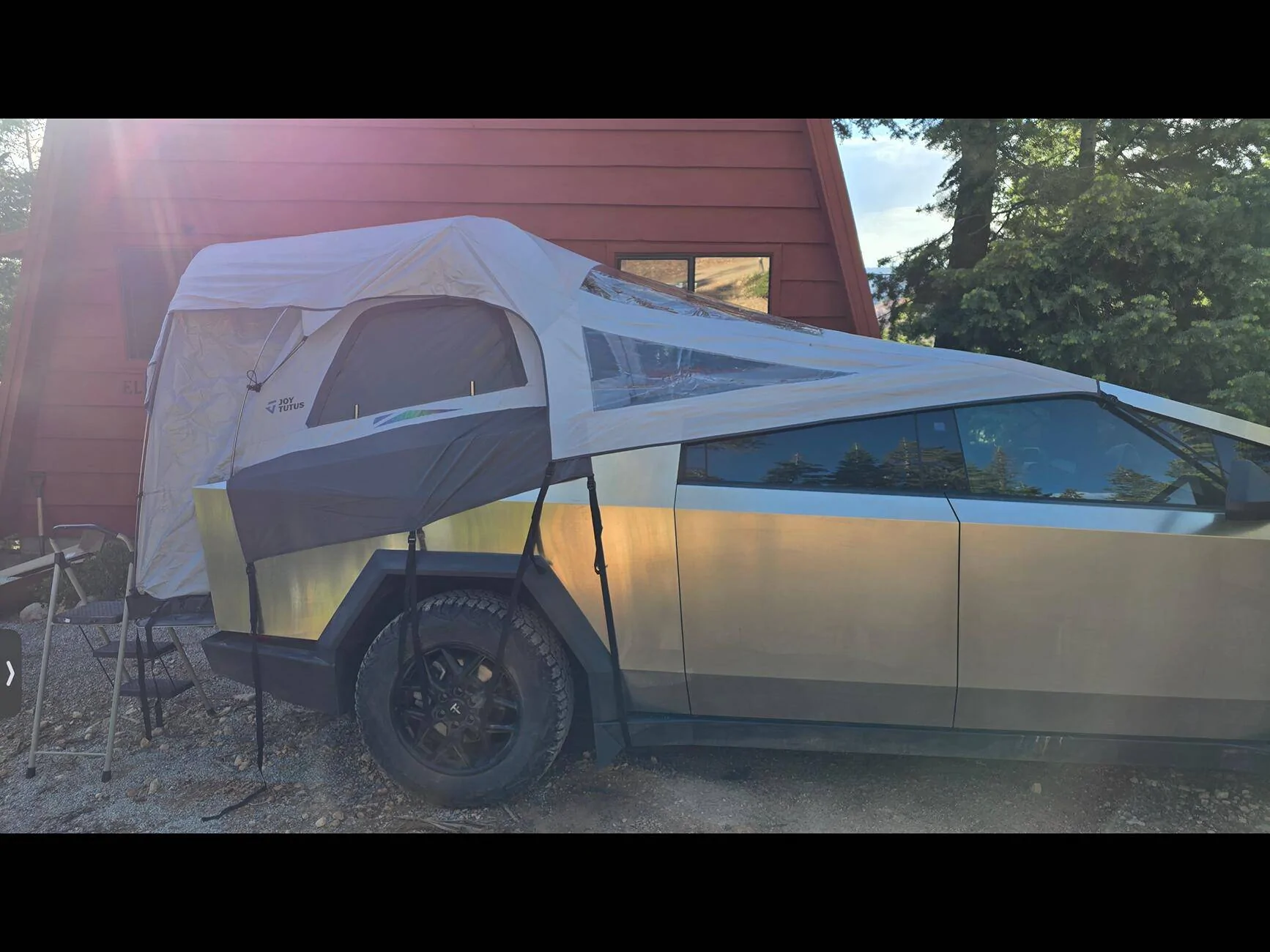 Tesla Cybertruck New bed tent available on Amazon. IMG_2139