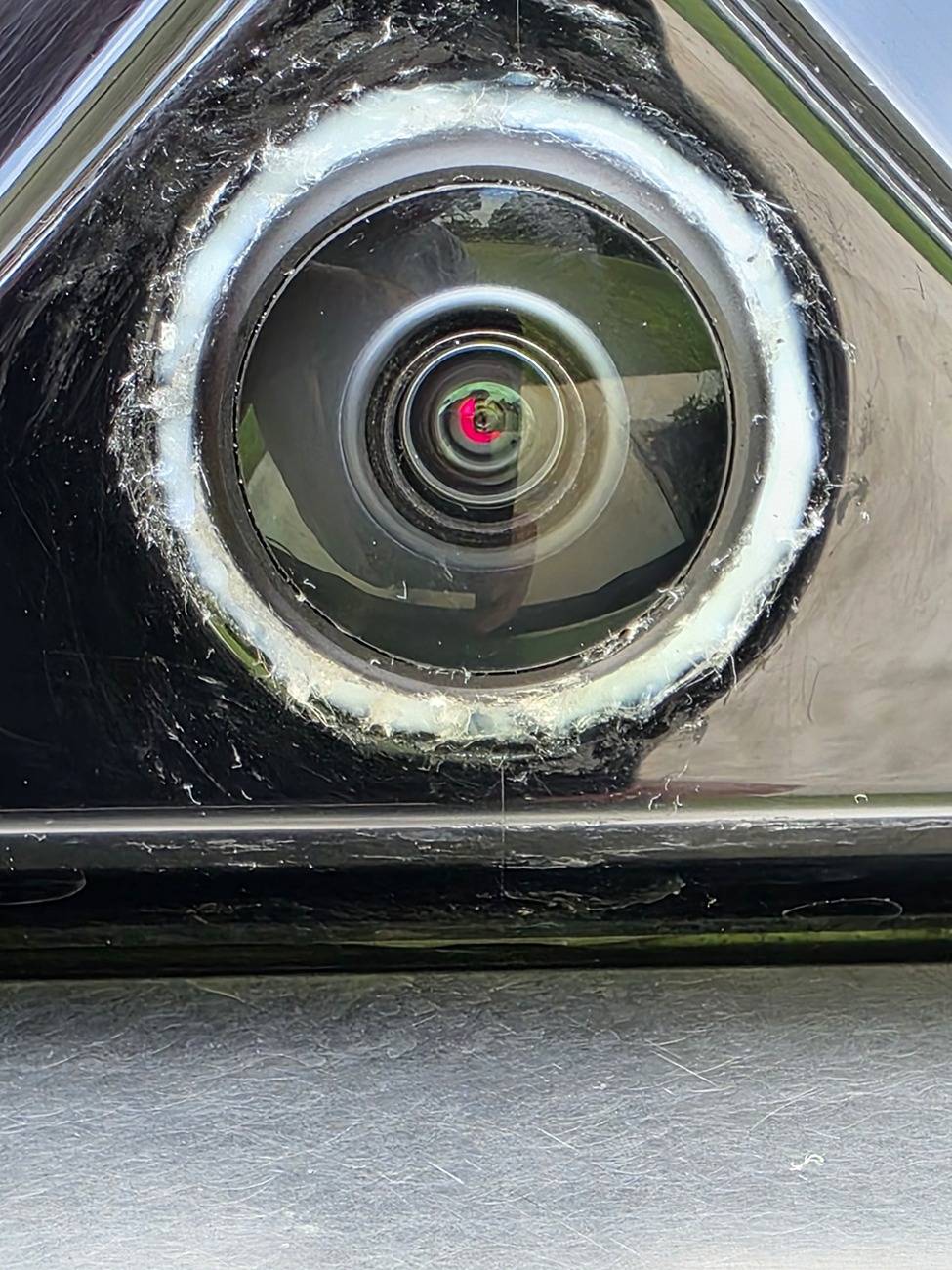 Tesla Cybertruck Hydrophobic Rear Camera Cover by Abstract Ocean - excellent! 20250607_164926