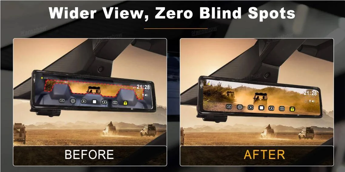 Tesla Cybertruck Best Version Streaming Rearview Mirror For Cybertruck From Hansshow 1749464398105-jd