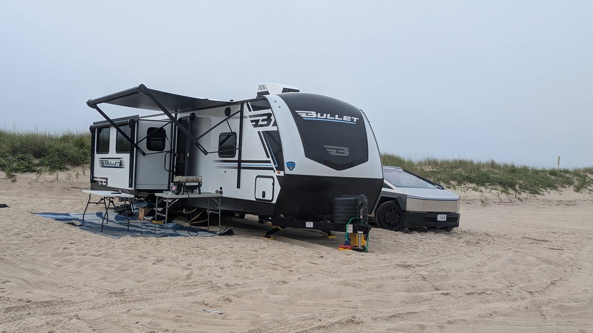 Tesla Cybertruck What is good generator for CT if in case road trip in Alaska or in desert where no supercharging available. PXL_20250610_205017382
