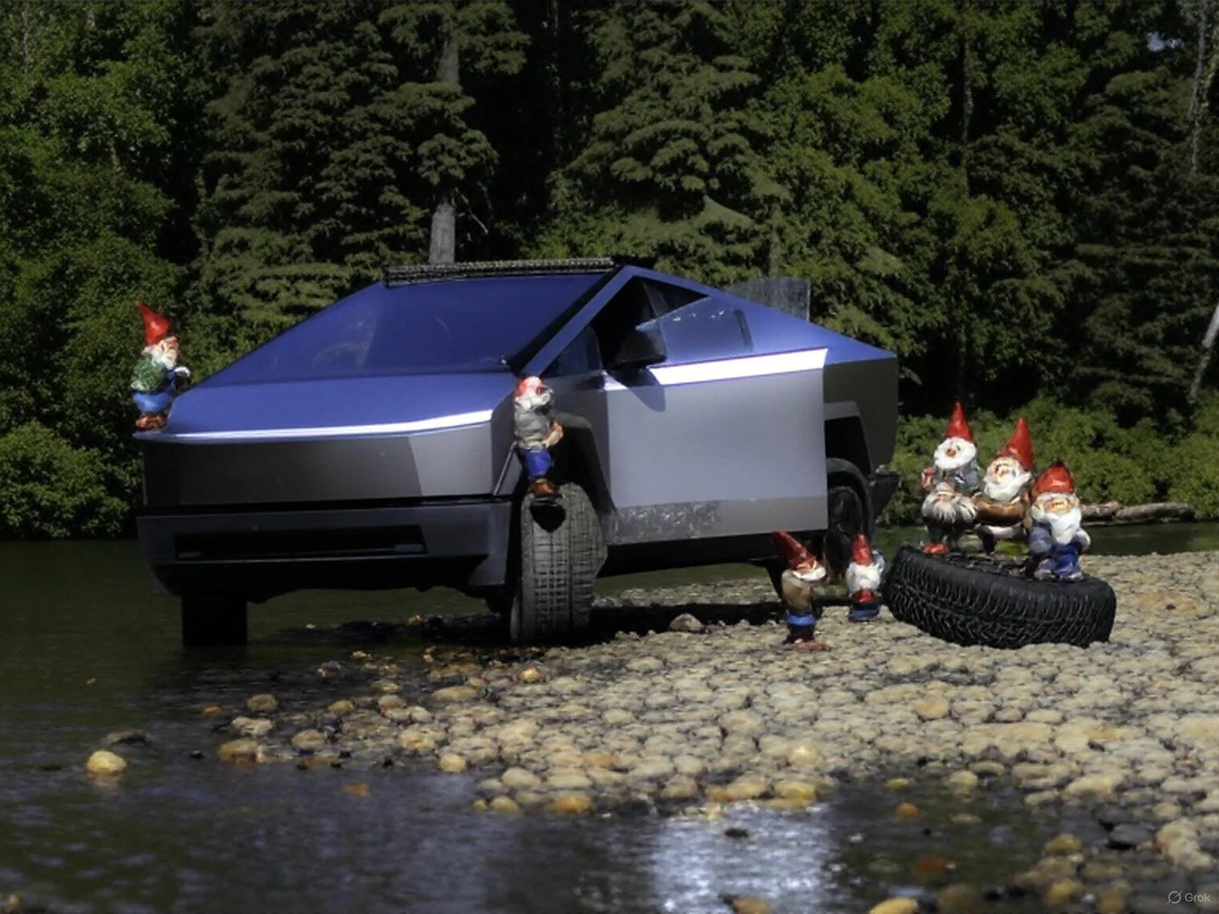 Tesla Cybertruck Fantasy Thread Ai/Gif/Art/ image (34)