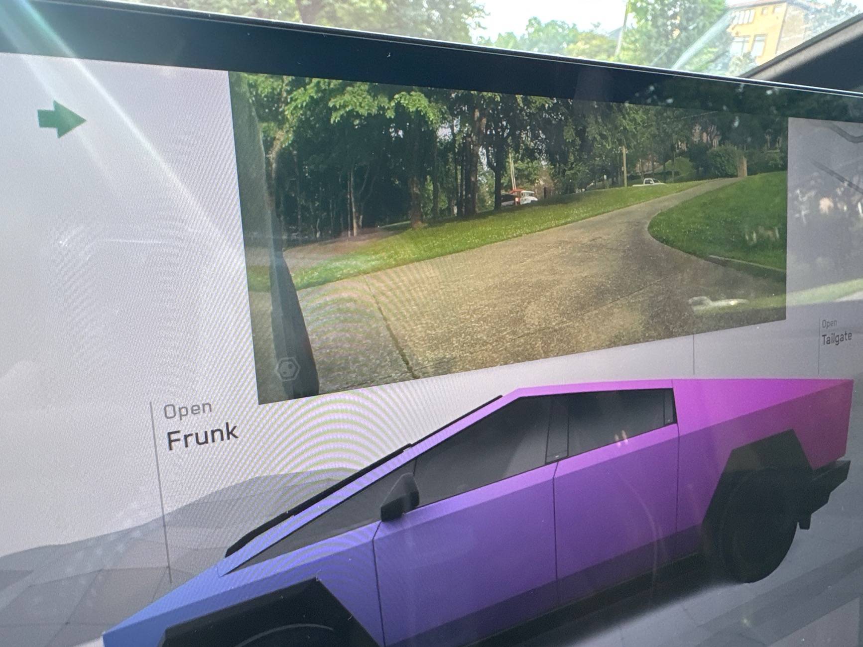 Tesla Cybertruck 2025.20.3 update installed image