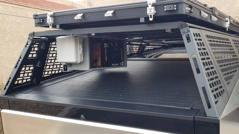 Tesla Cybertruck Solar panel that cover entire back half of the truck - any interest Solar power box