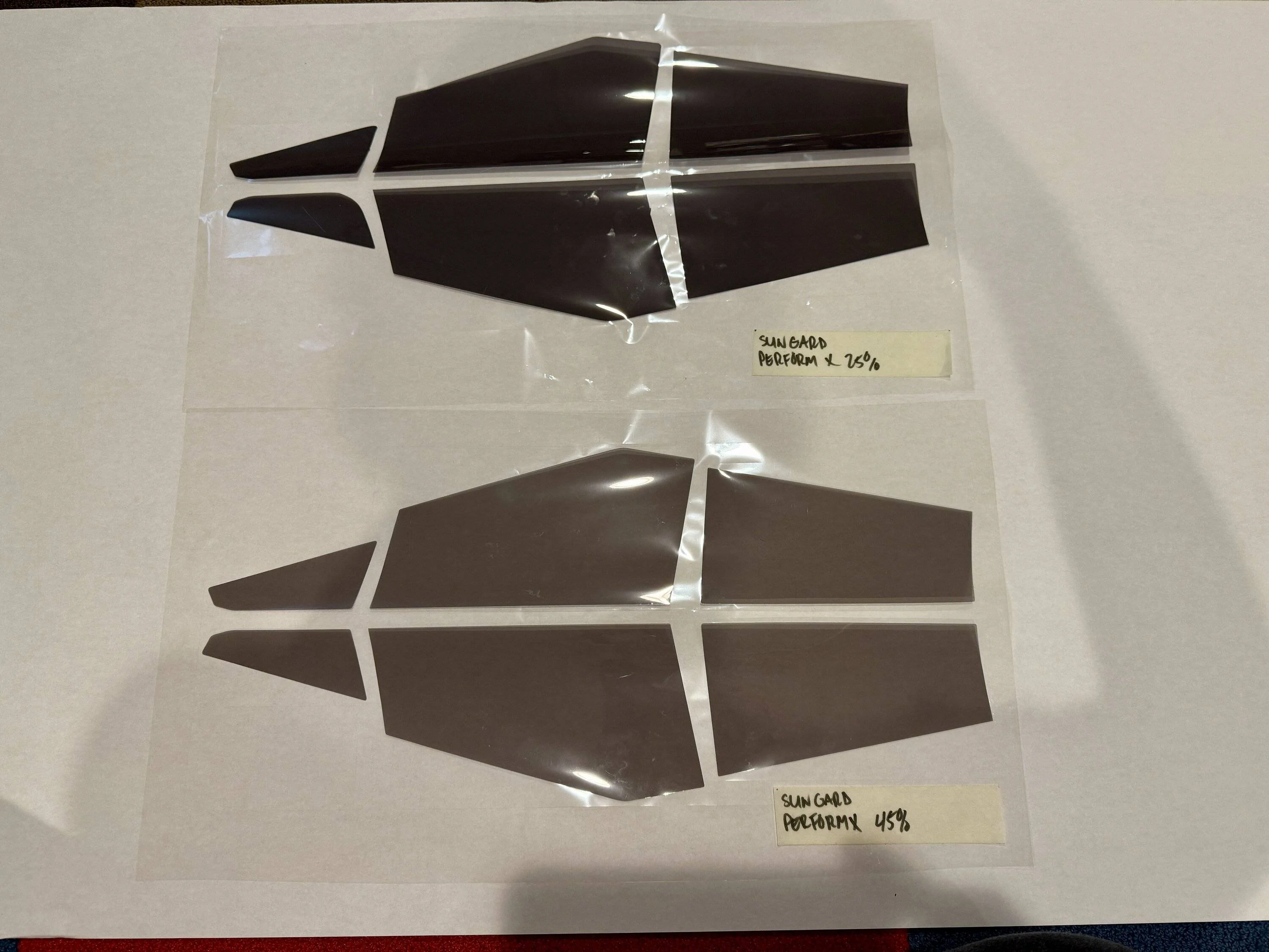 Tesla Cybertruck Window Tint Samples IMG_7981
