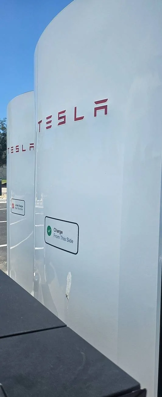 Tesla Cybertruck New charging stations? [Update: V4 chargers] 20250609_134959