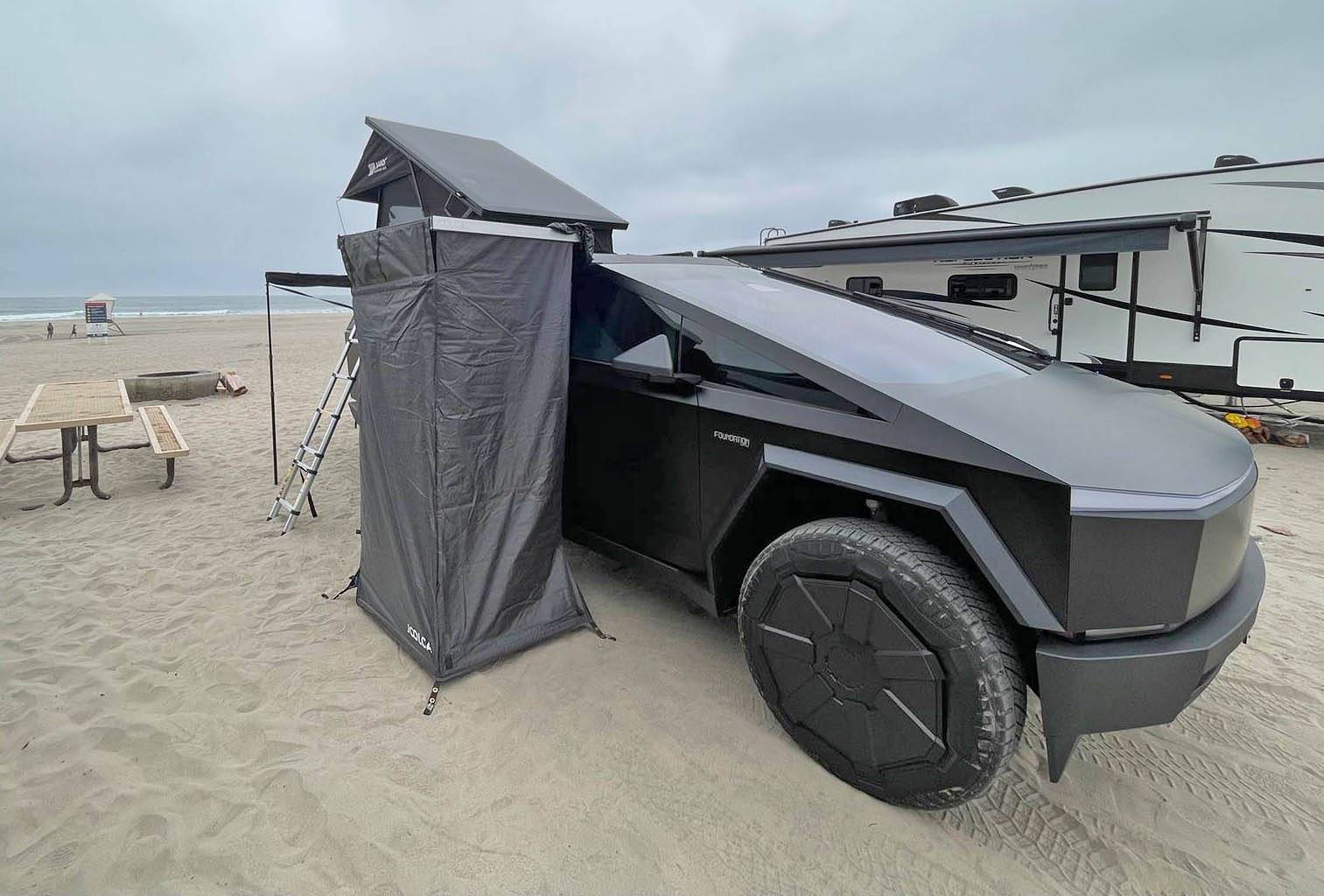 Tesla Cybertruck CAMPING IS MORE FUN! My Cybertruck Overland Setup IMG_7938