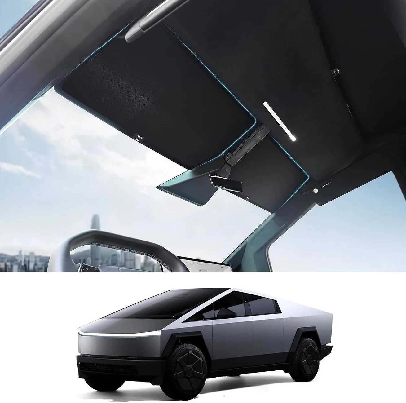 Tesla Cybertruck Sun visor from amazon 1750095629970-3x