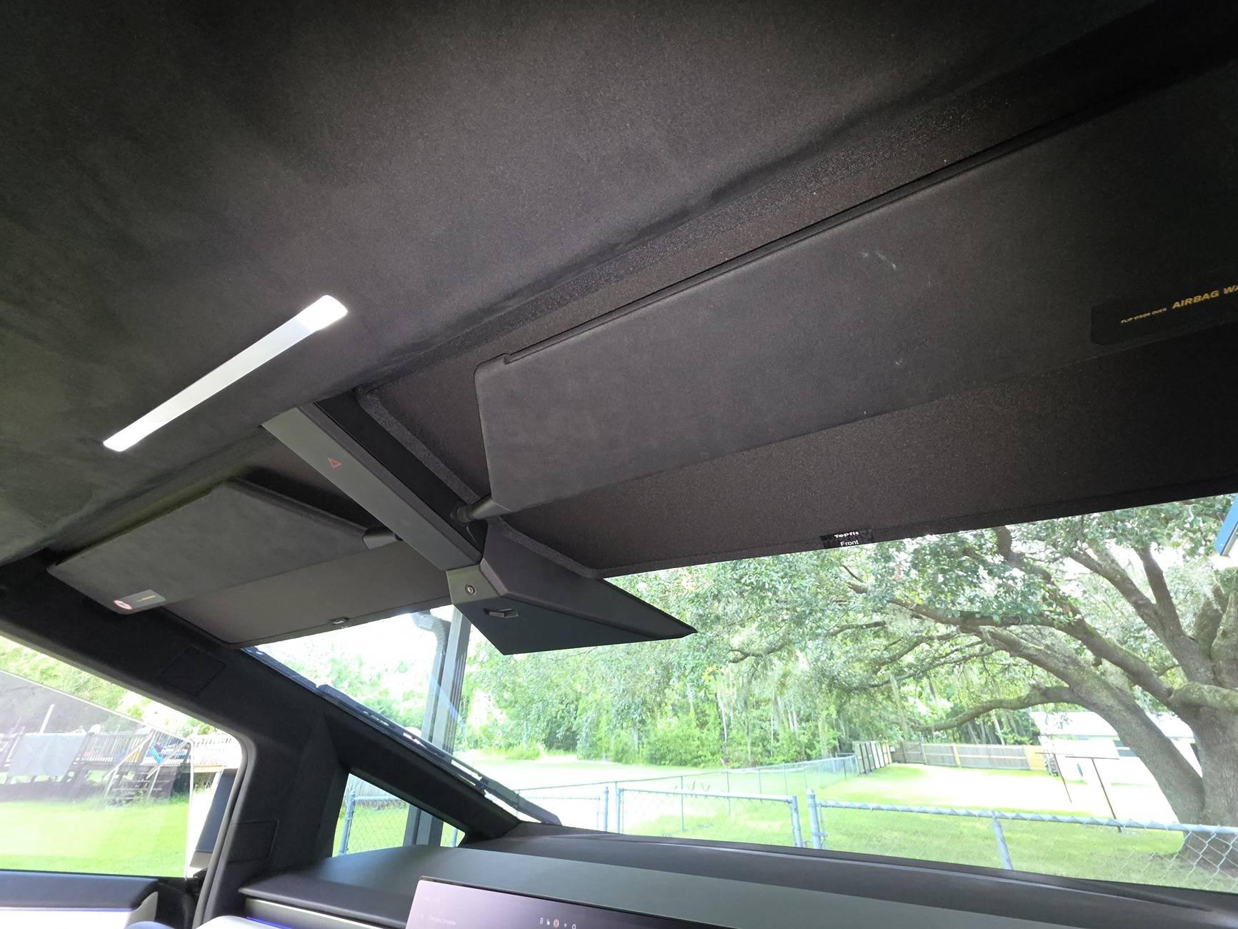 Tesla Cybertruck Sun visor from amazon 20250615_164053