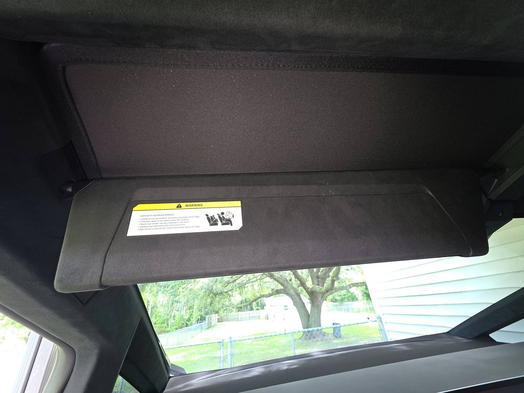 Tesla Cybertruck Sun visor from amazon 20250615_164513