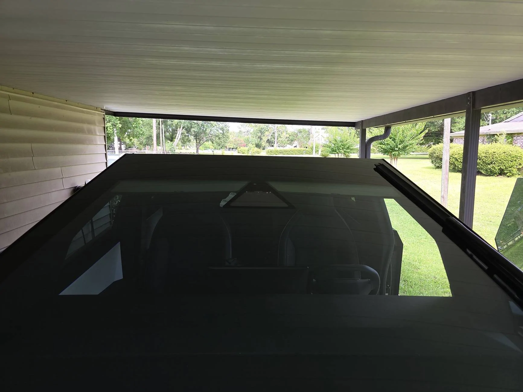 Tesla Cybertruck Sun visor from amazon 20250615_164330