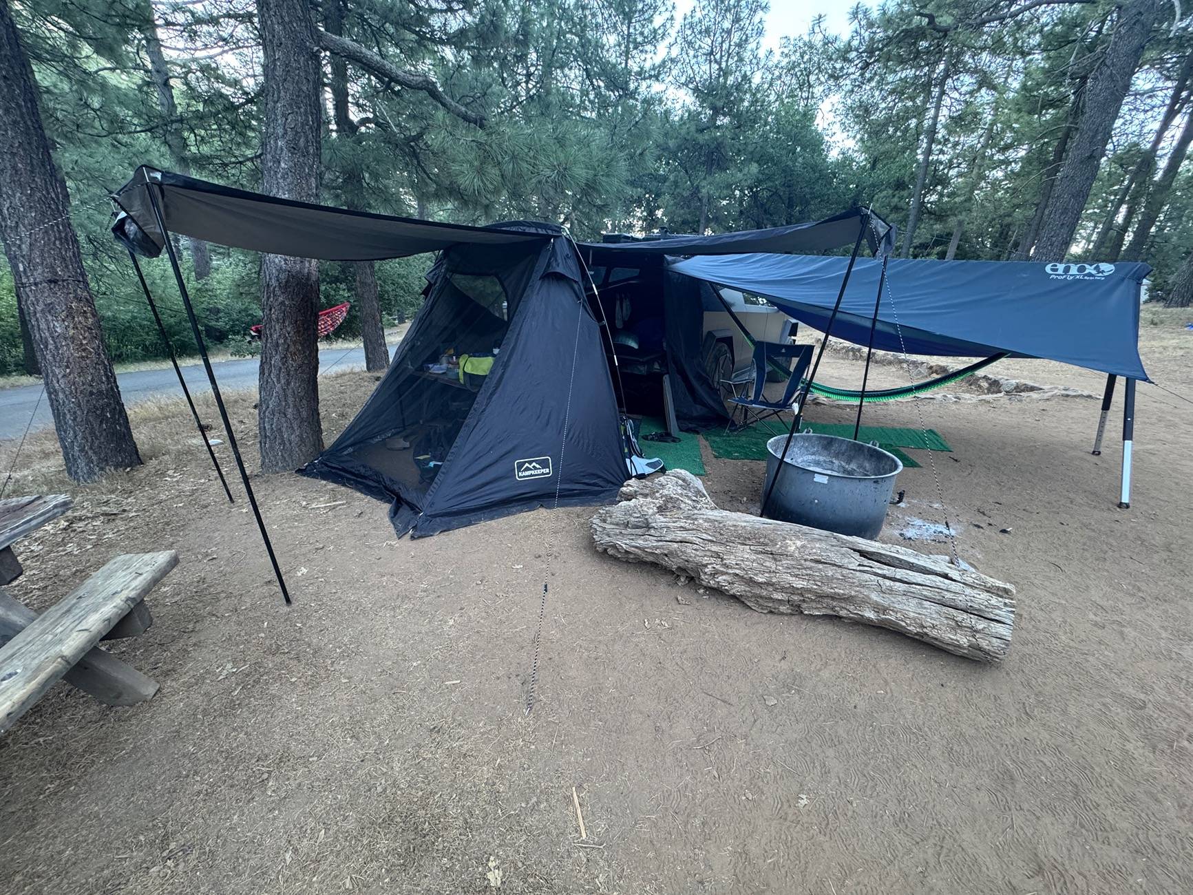 Tesla Cybertruck Overland gear review: Kammock, Renogy, Biolife, Dometic, Pelican, Cybertruckco, Cybergearco, BougeRV, Yellow Leaf IMG_4530