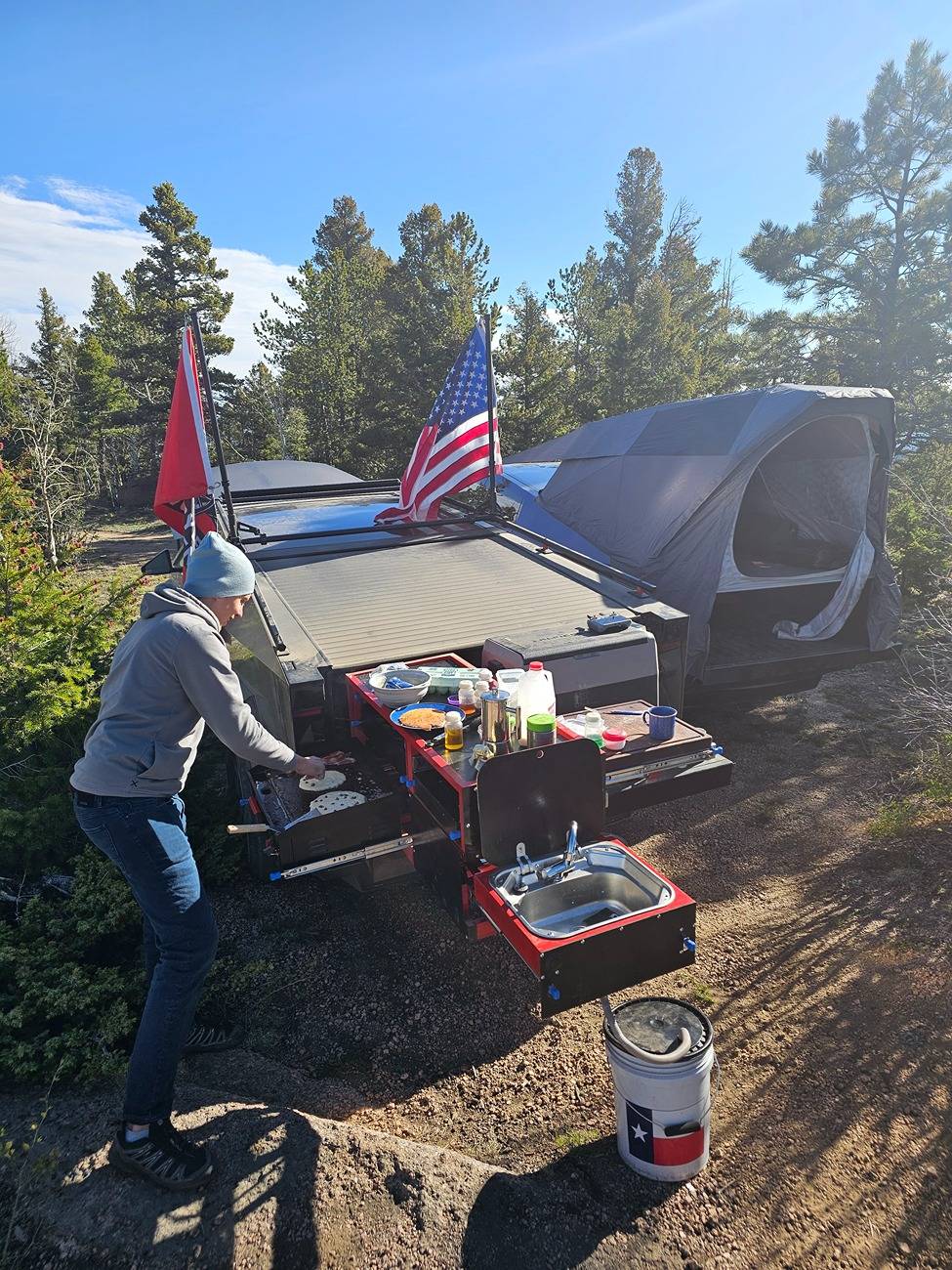 Tesla Cybertruck The Full Tesla + SpaceX Ecosystem: Incredible First Camp Experience 20250517_082659