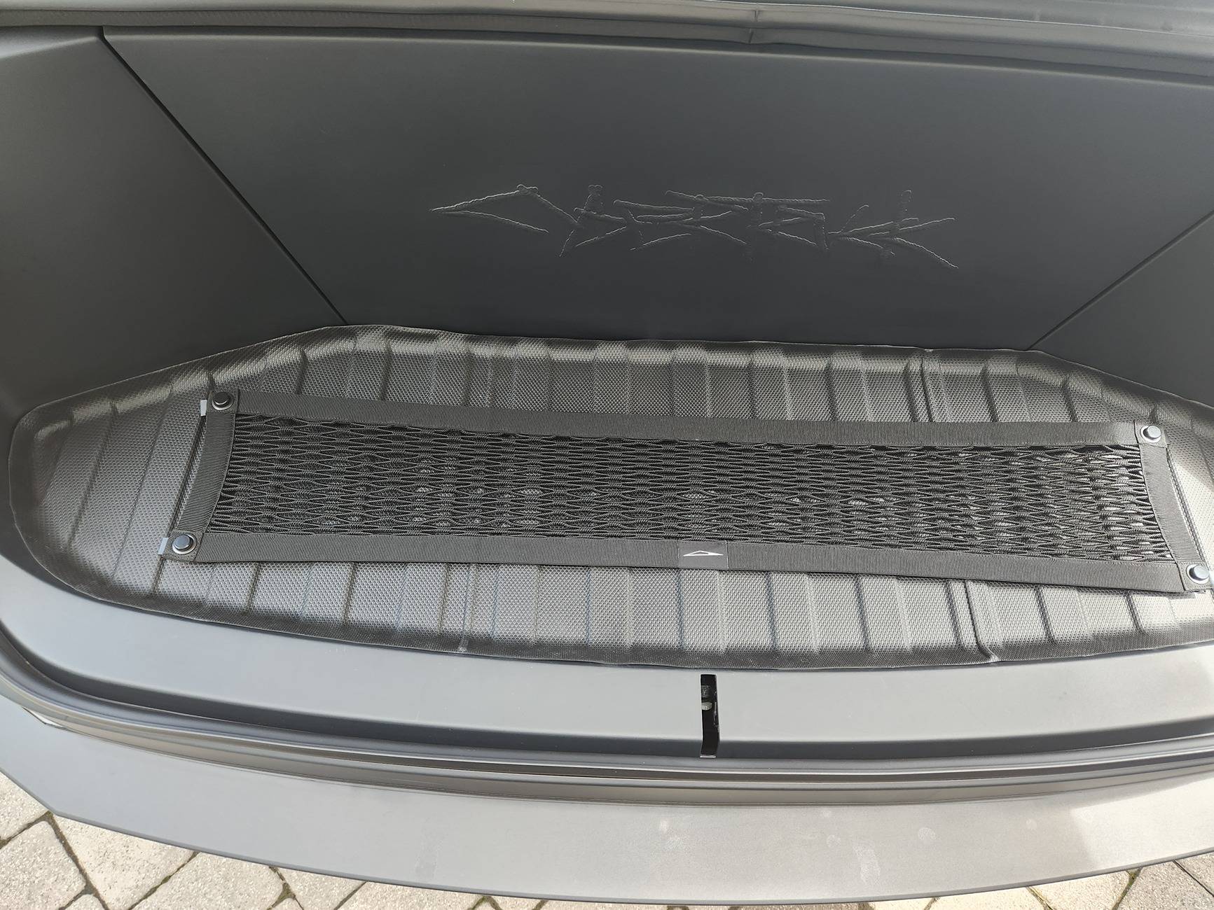 Tesla Cybertruck L-Track compatible frunk mat?? 20250618_144905