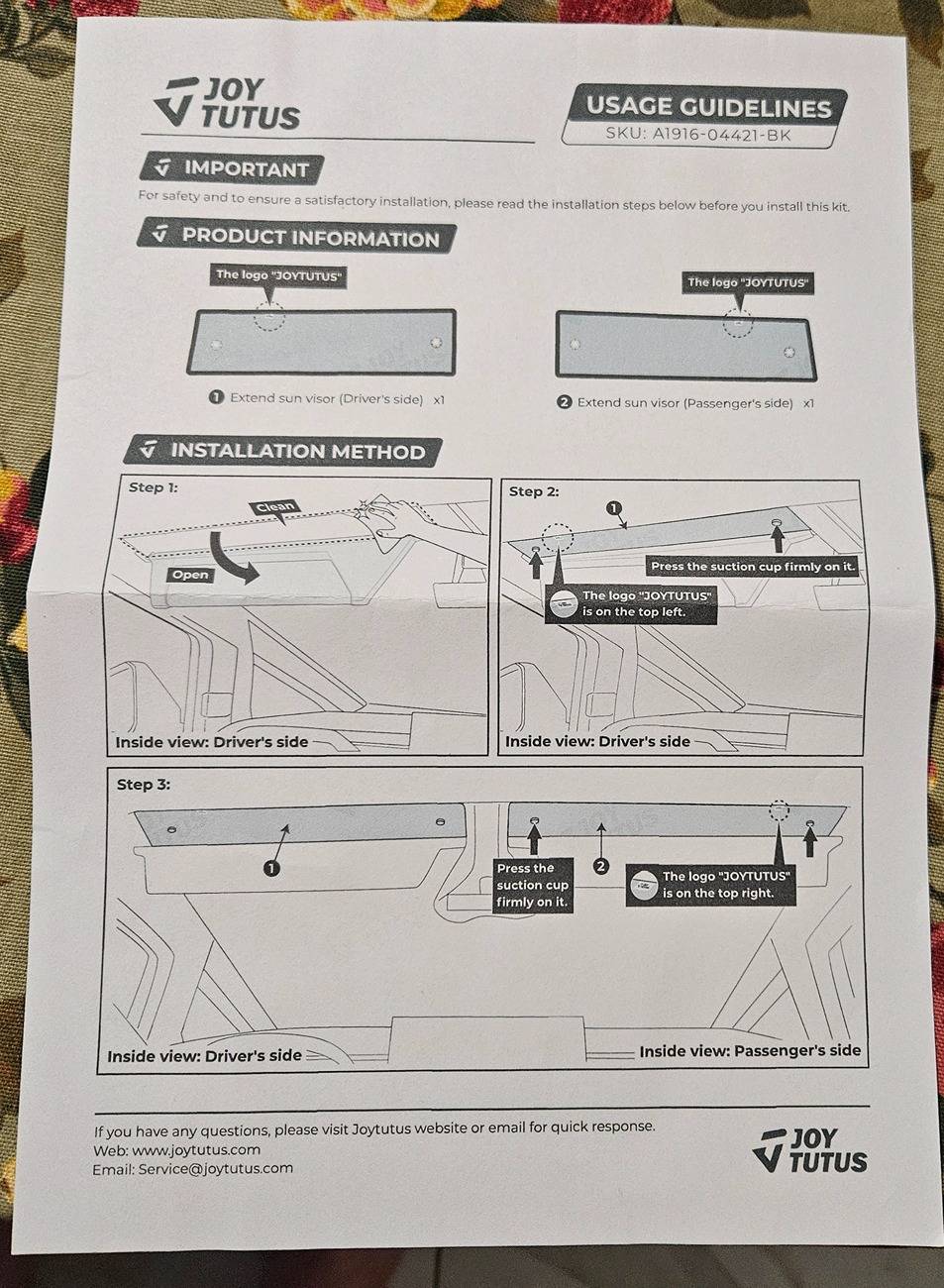 Tesla Cybertruck Sun visor from amazon 1000015141