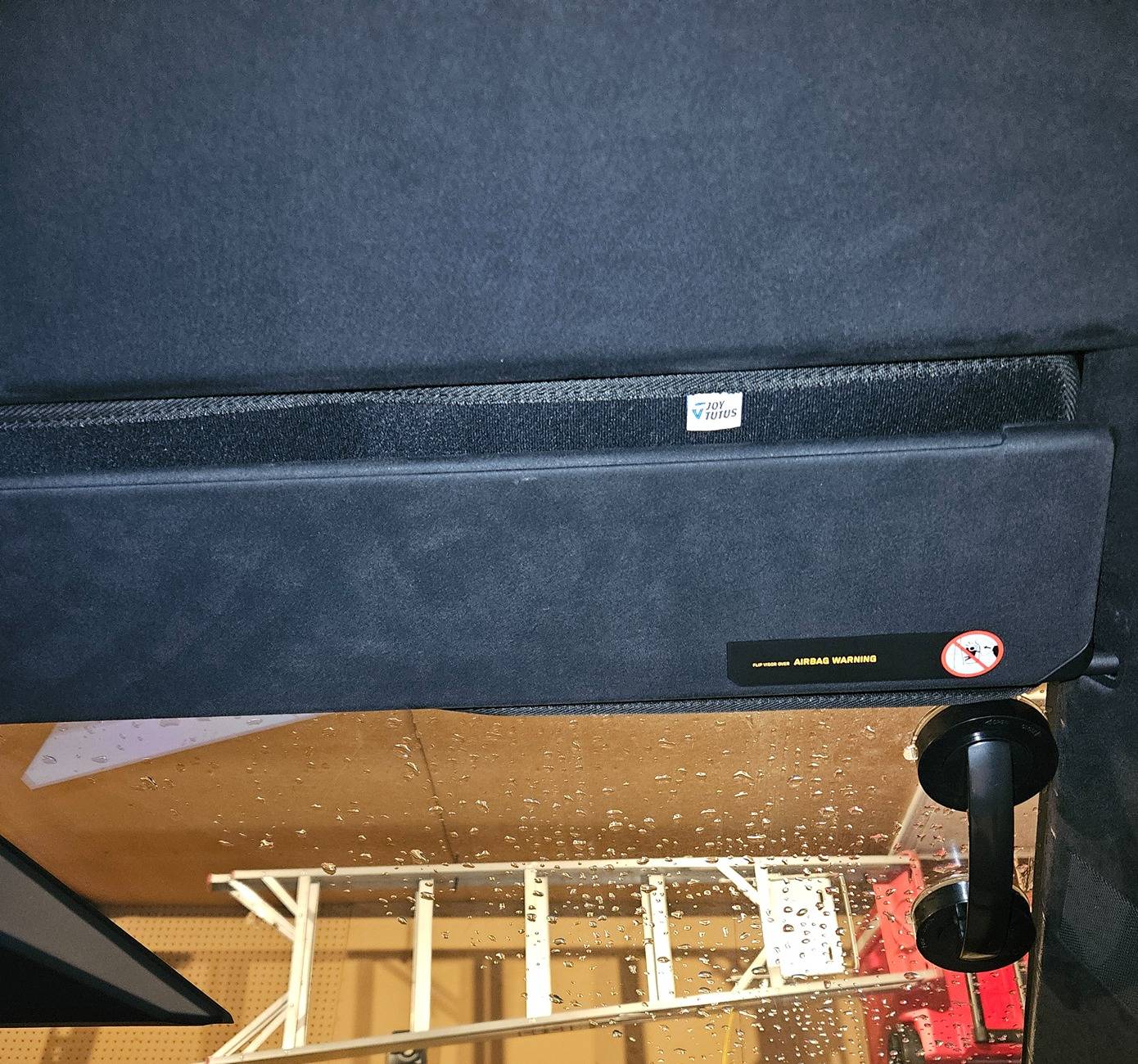 Tesla Cybertruck Sun visor from amazon 1000015150