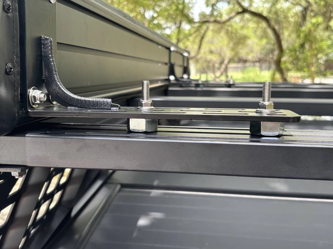 Tesla Cybertruck Openroad 270° Awning Installed on Mars Full Expedition Rack IMG_4756