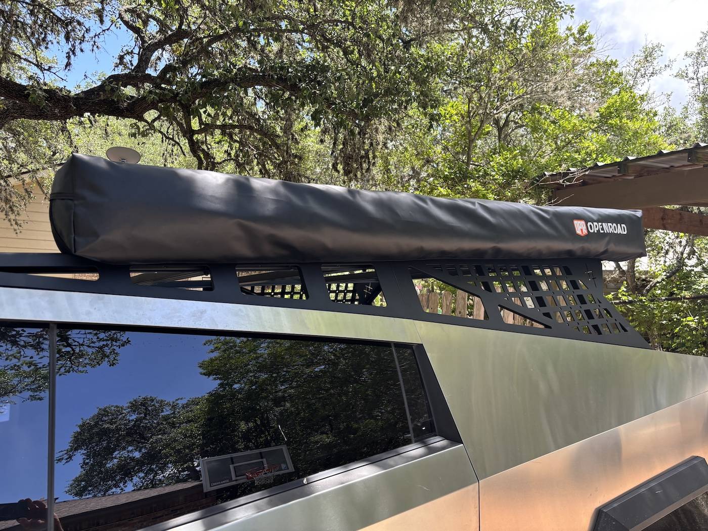 Tesla Cybertruck Openroad 270° Awning Installed on Mars Full Expedition Rack IMG_4757.JPG
