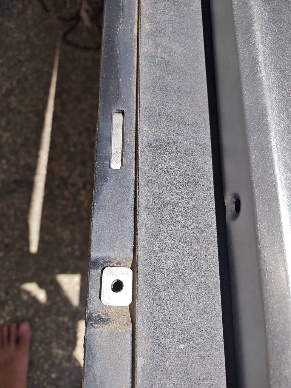 Tesla Cybertruck Stainless tailgate cap and sail panels IMG_20250621_131125823