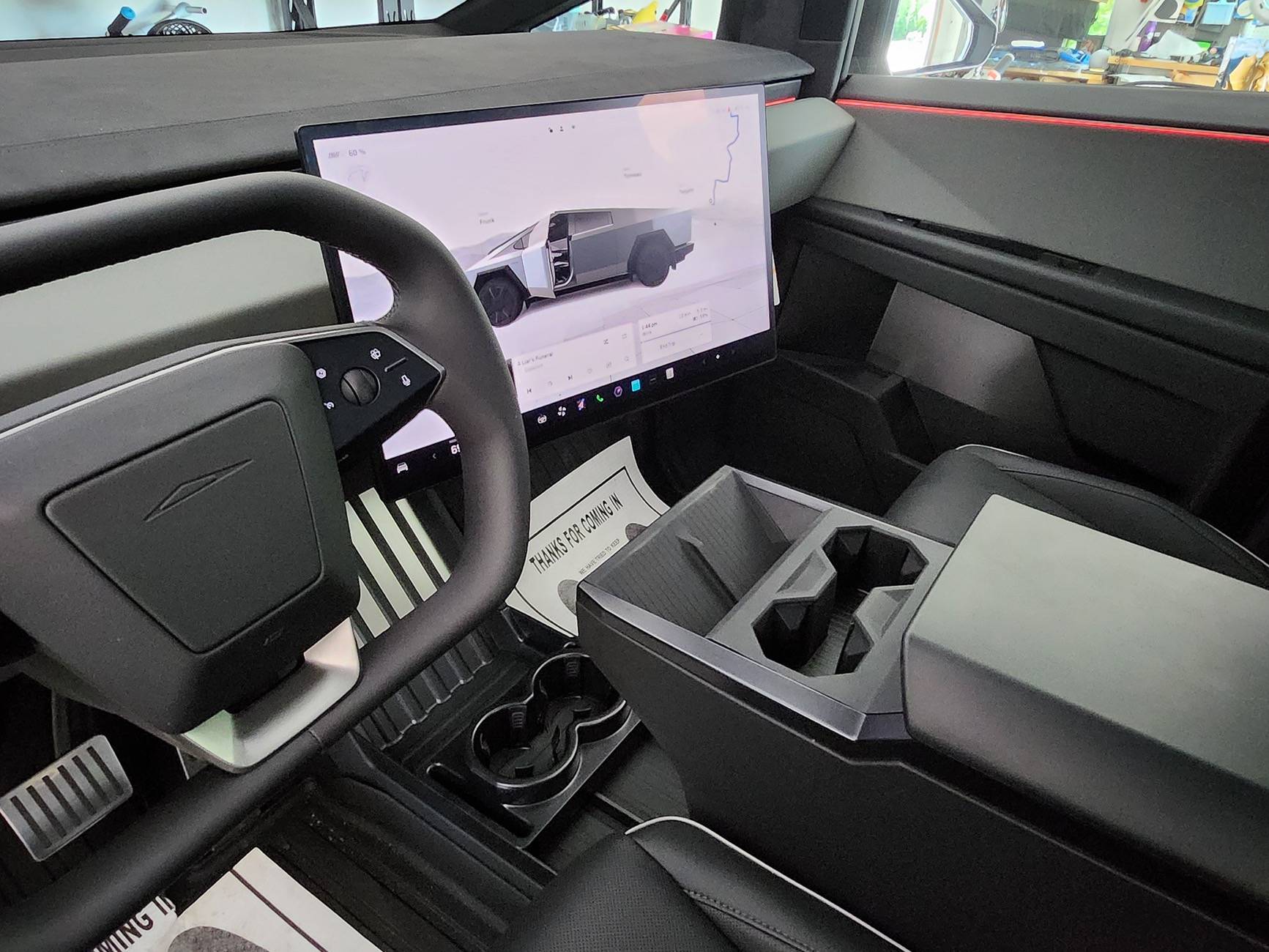Tesla Cybertruck Anyone have a recommendation on a Screen Swivel? 20250621_133240