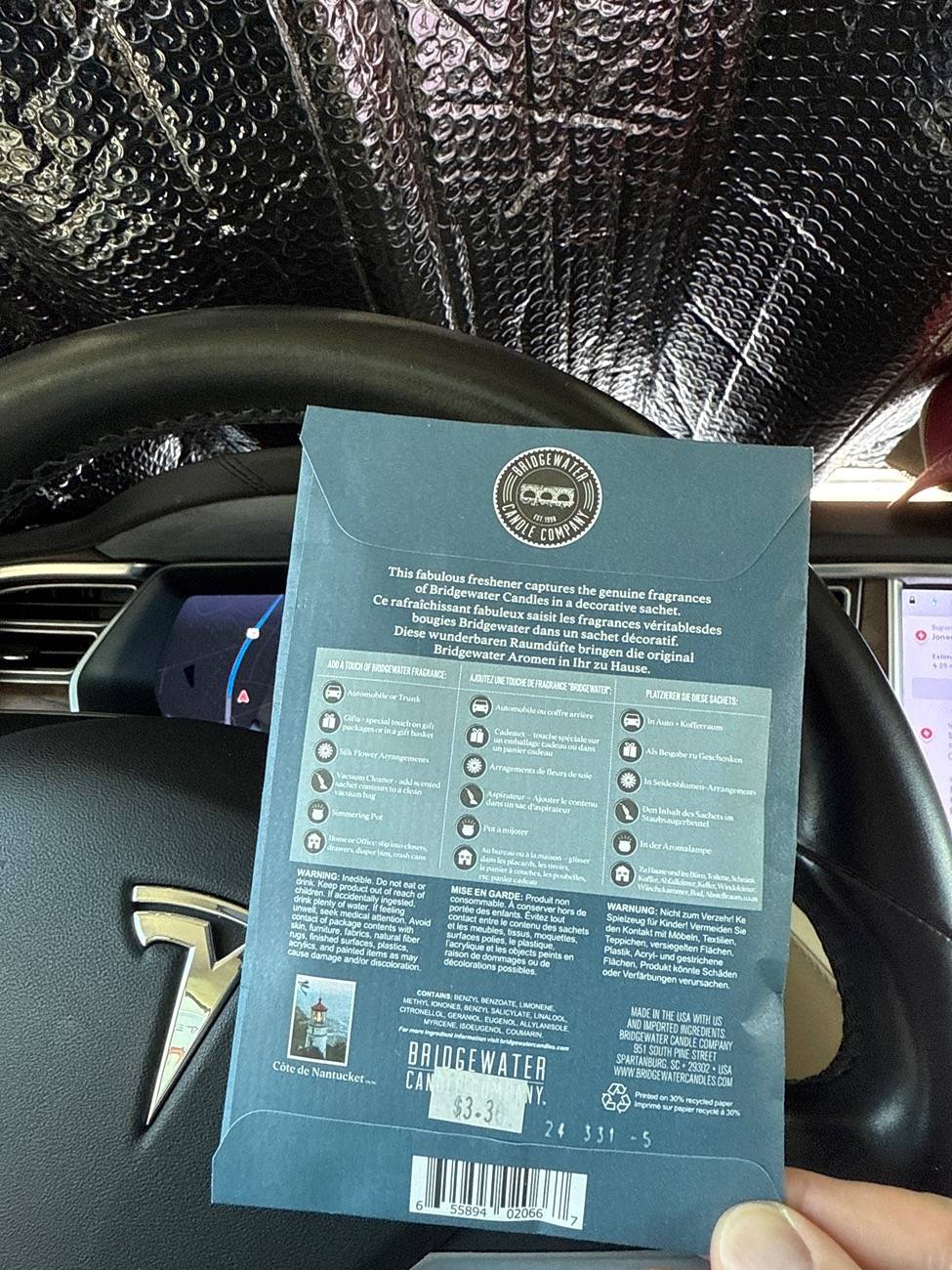 Tesla Cybertruck Air Fresheners recomendations? image