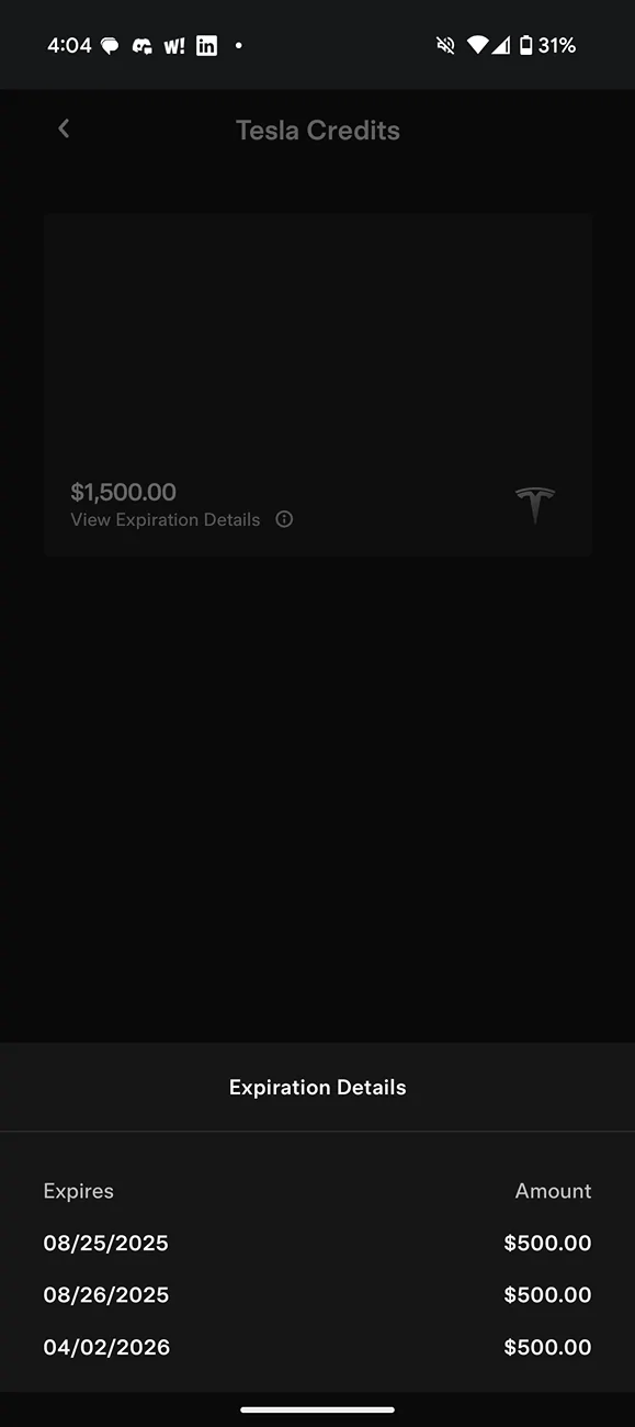 Tesla Cybertruck What would you use $1500 Tesla bucks for? Screenshot_20250623-160415