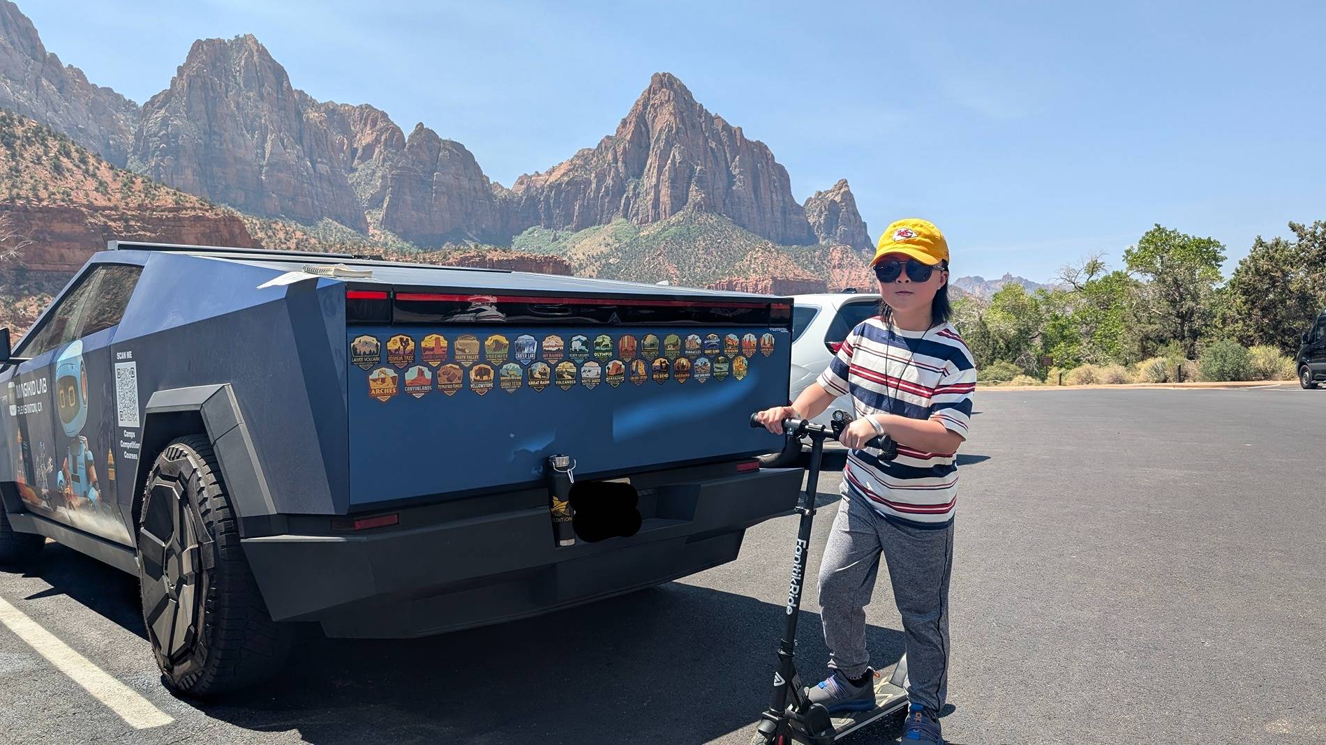 Tesla Cybertruck Driving Miles, Driving Change: 4,500-mile road trip for our amazing son, Max PXL_20250623_180217712.MP~3