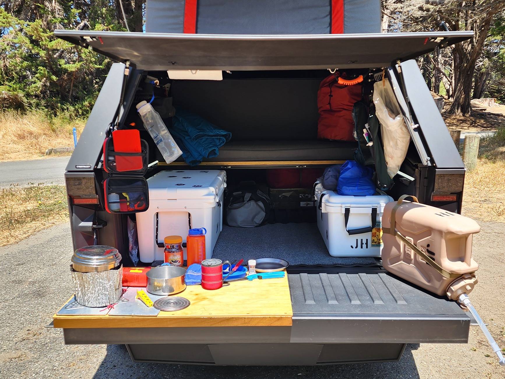 Tesla Cybertruck 🏕️ What is the "BEST" camper/cap/rack? 20250622_142925