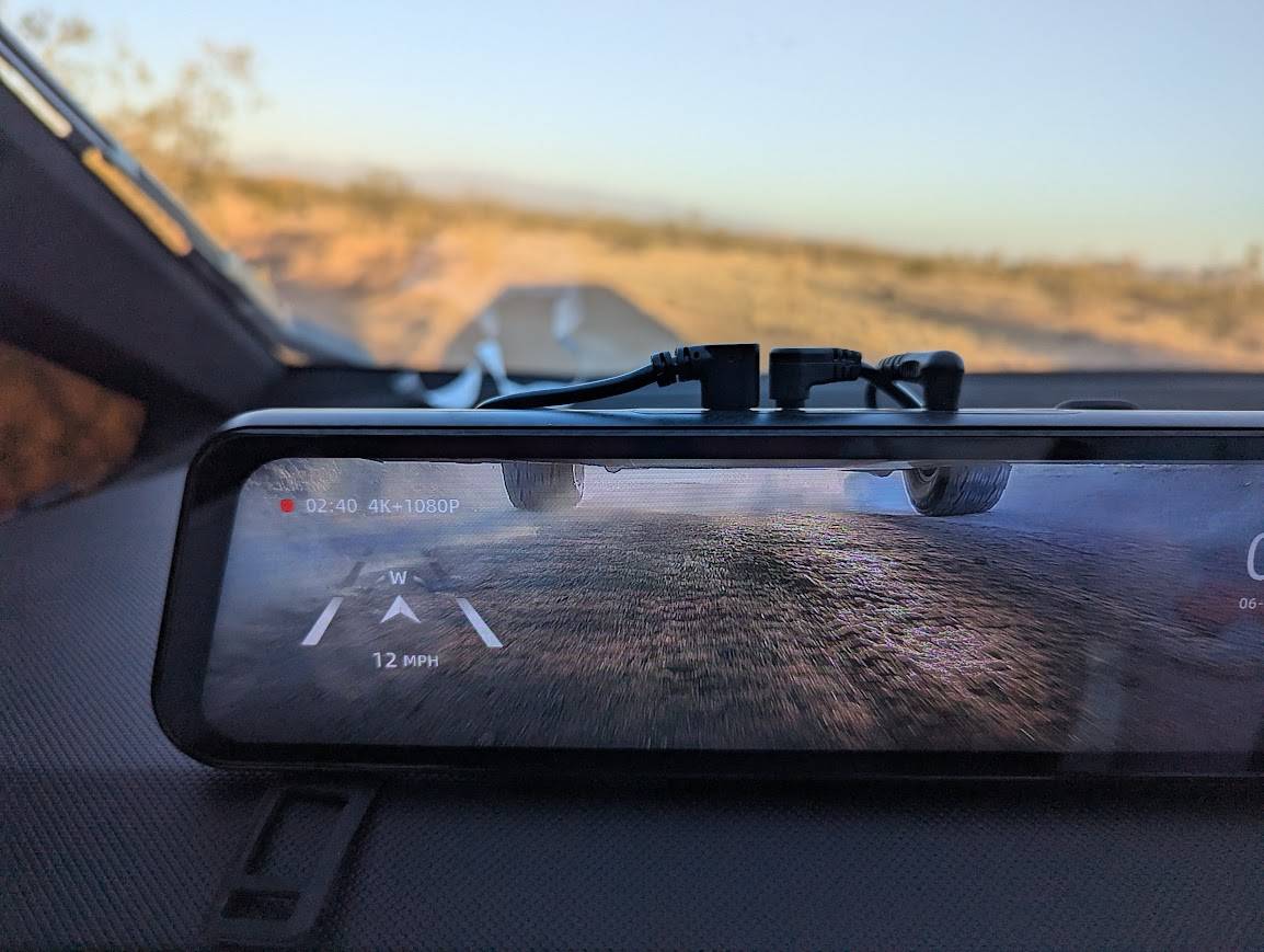 Tesla Cybertruck REVIEW: Wolfbox G900 TriPro Series Cameras and Video feed PXL_20250620_131036713