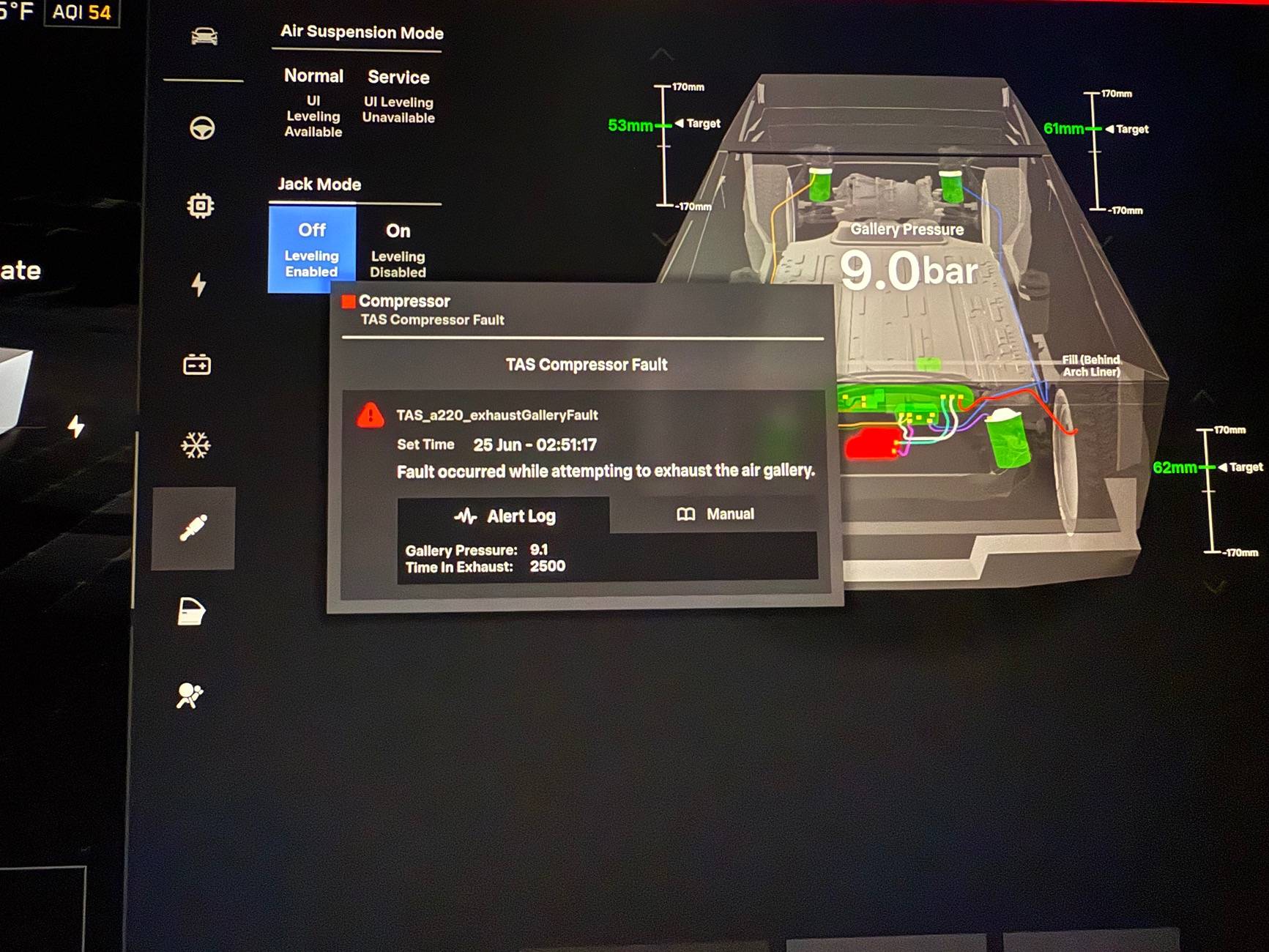 Tesla Cybertruck Suspension compressor noise suppression IMG_0210