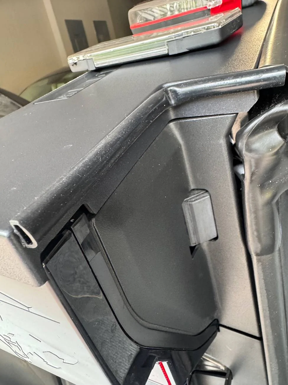 Tesla Cybertruck Stainless tailgate cap and sail panels IMG_1822