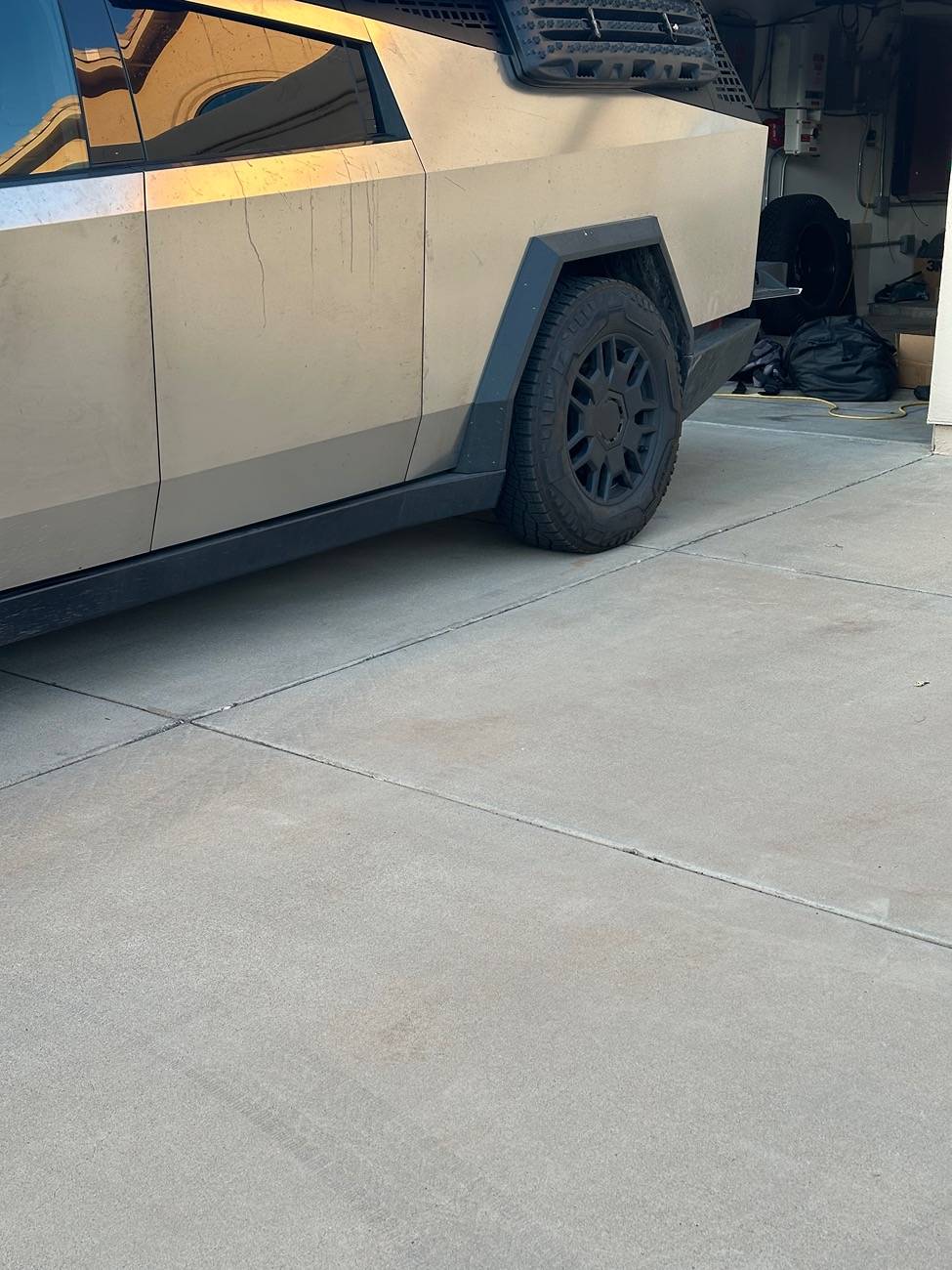 Tesla Cybertruck 🚀BestEvMod- New Release for Cybertruck Owners! Wheel Fairing Delete Covers IMG_3109