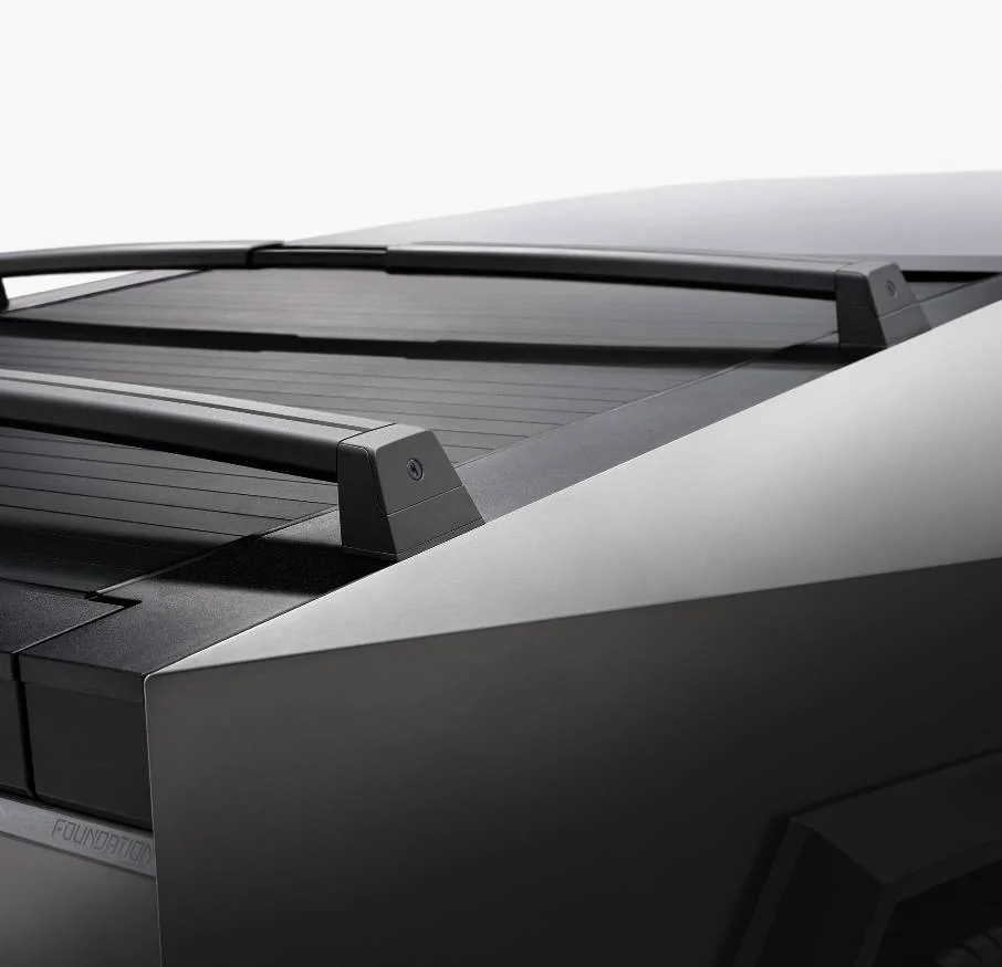 Tesla Cybertruck 2025 CT Roof Rack Install no slots on trim by glass IMG_1041
