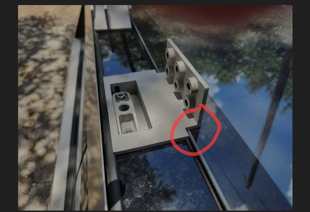 Tesla Cybertruck Hardpoint Multiplier (DIY 3D print) to allow use of rooftop hardpoints even with roof rack installed. Screenshot_20250630_143543_Samsung Internet